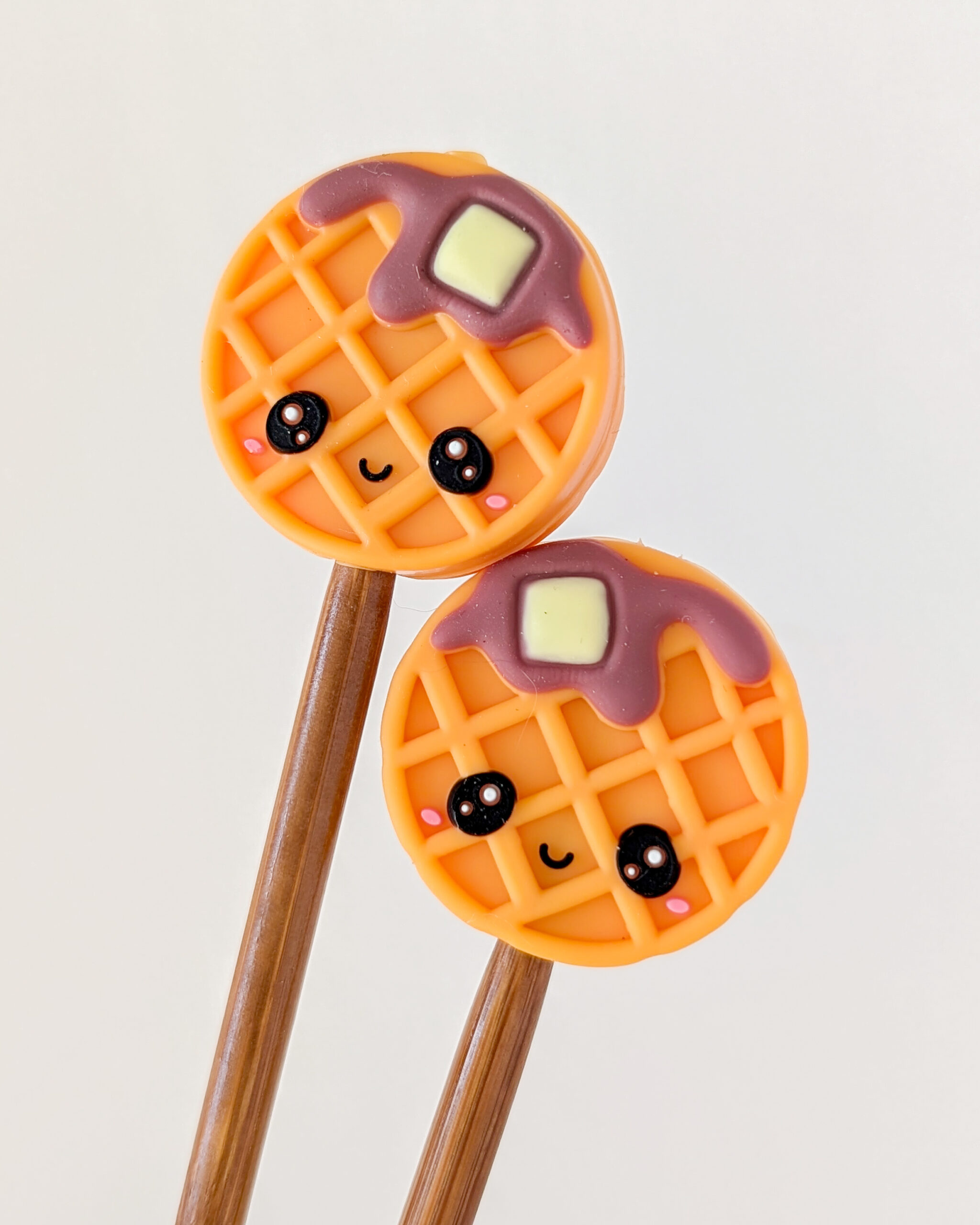 Protèges aiguilles en silicone, Gaufres, Lot Gourmandises #2