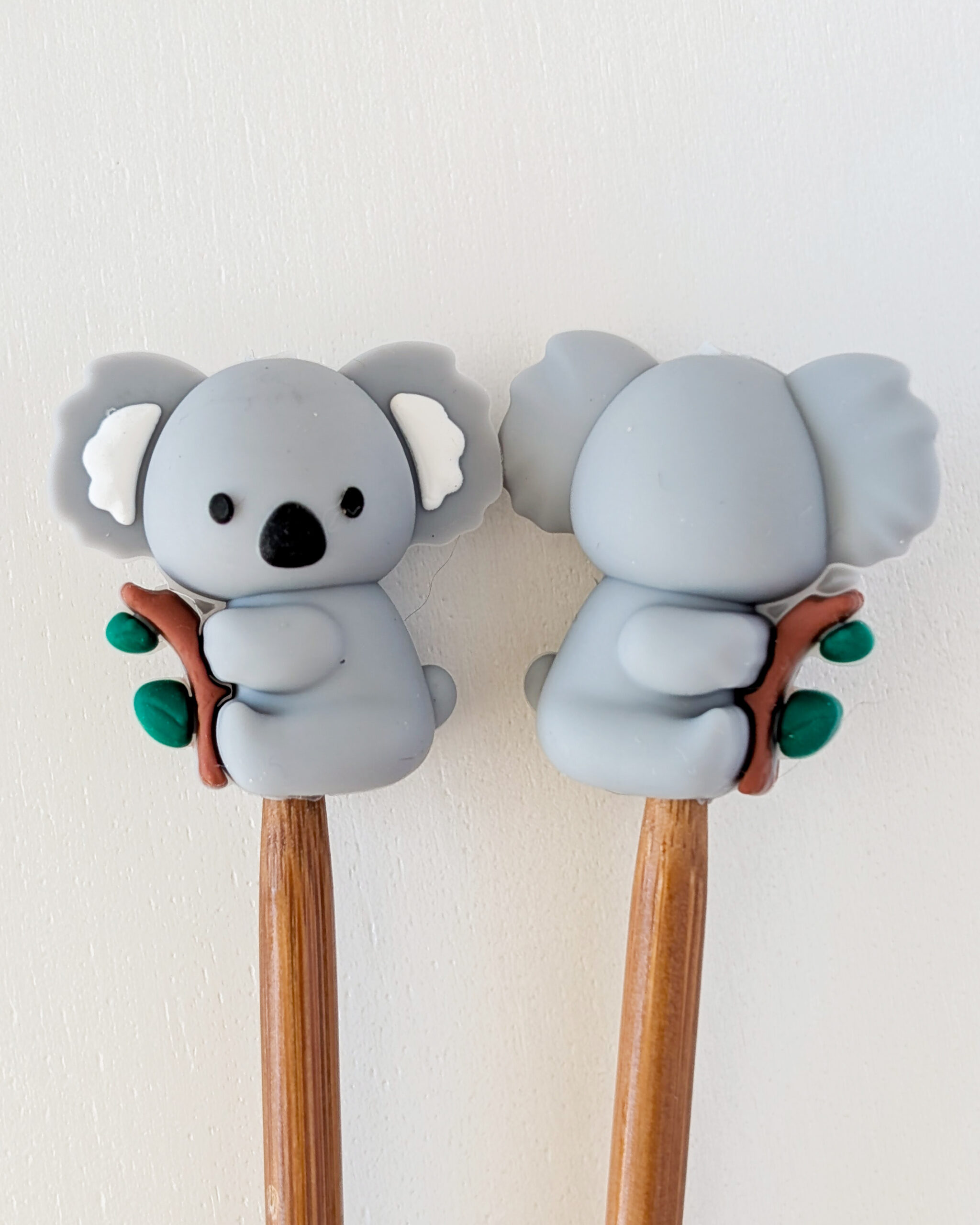 Koalas gourmands, Protèges aiguilles en silicone, Lot Koalas