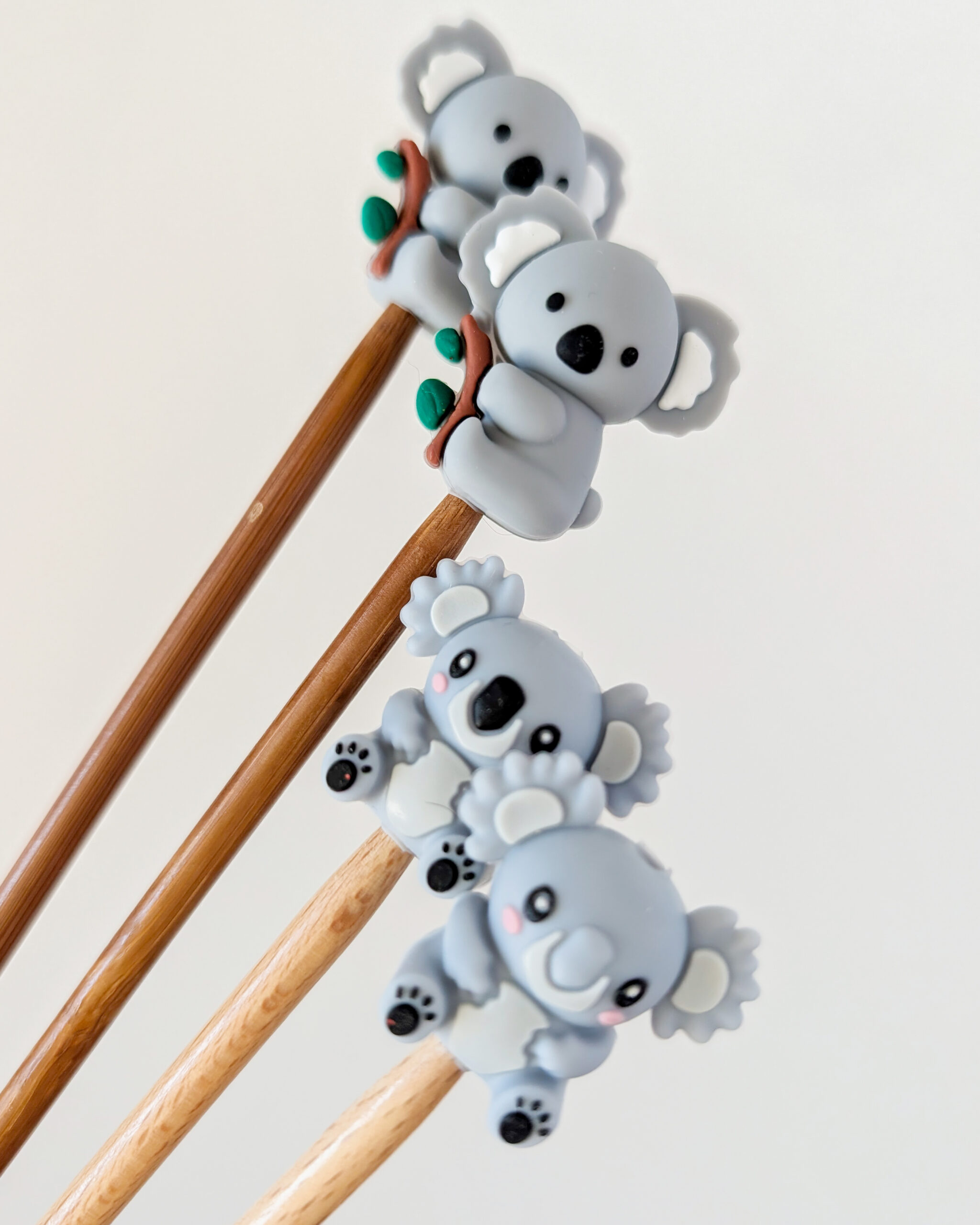 Protèges aiguilles en silicone, Lot Koalas