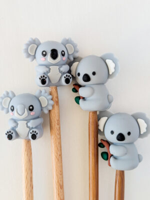 Protèges aiguilles en silicone, Lot Koalas