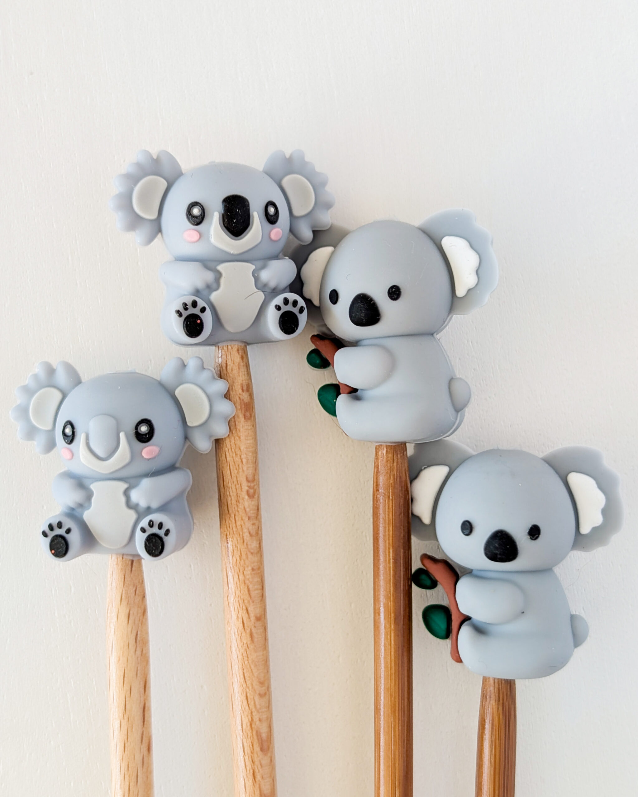 Protèges aiguilles en silicone, Lot Koalas