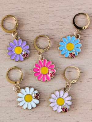 Lot d'anneaux marqueurs amovibles Marguerites #4