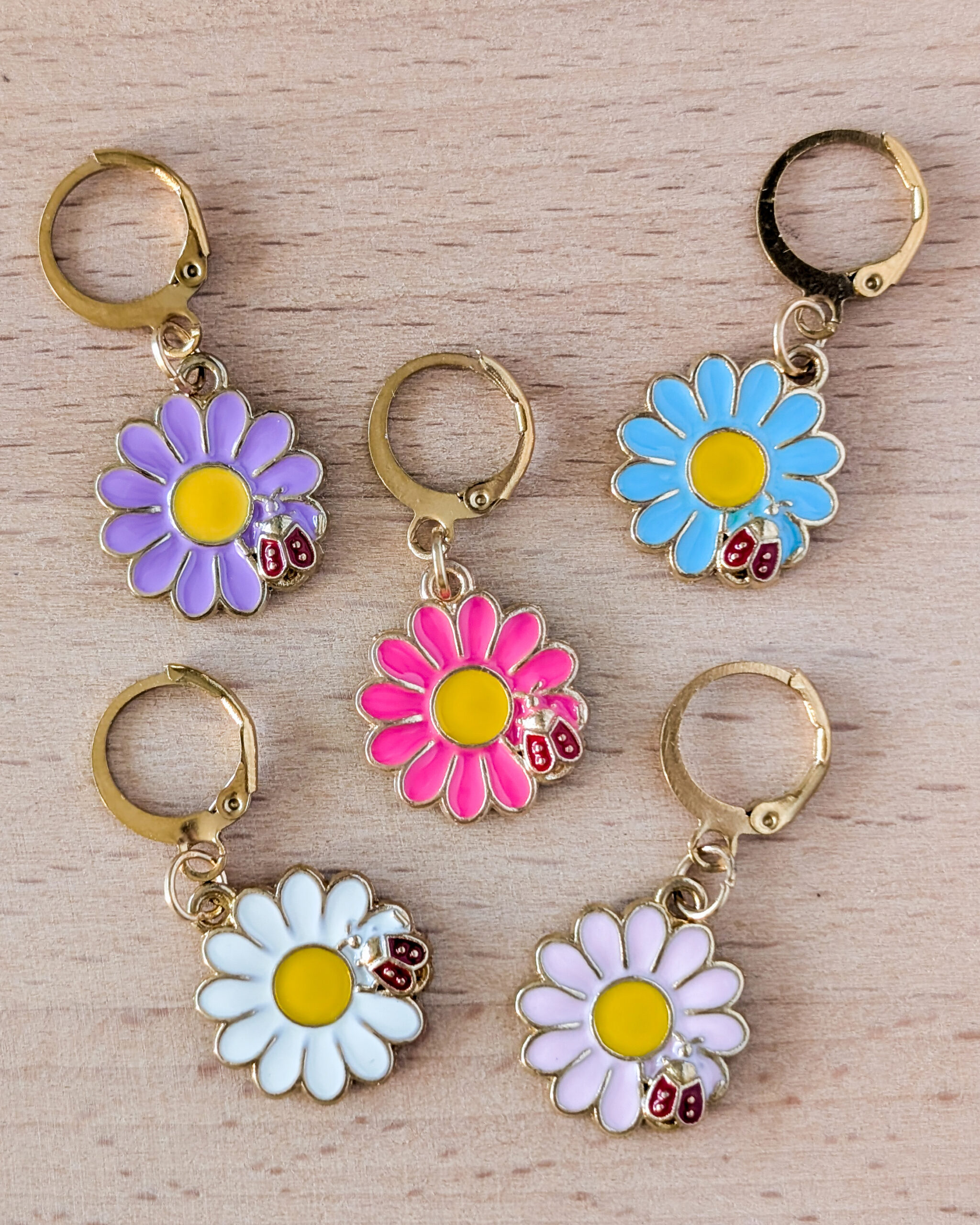 Lot d'anneaux marqueurs amovibles Marguerites #4