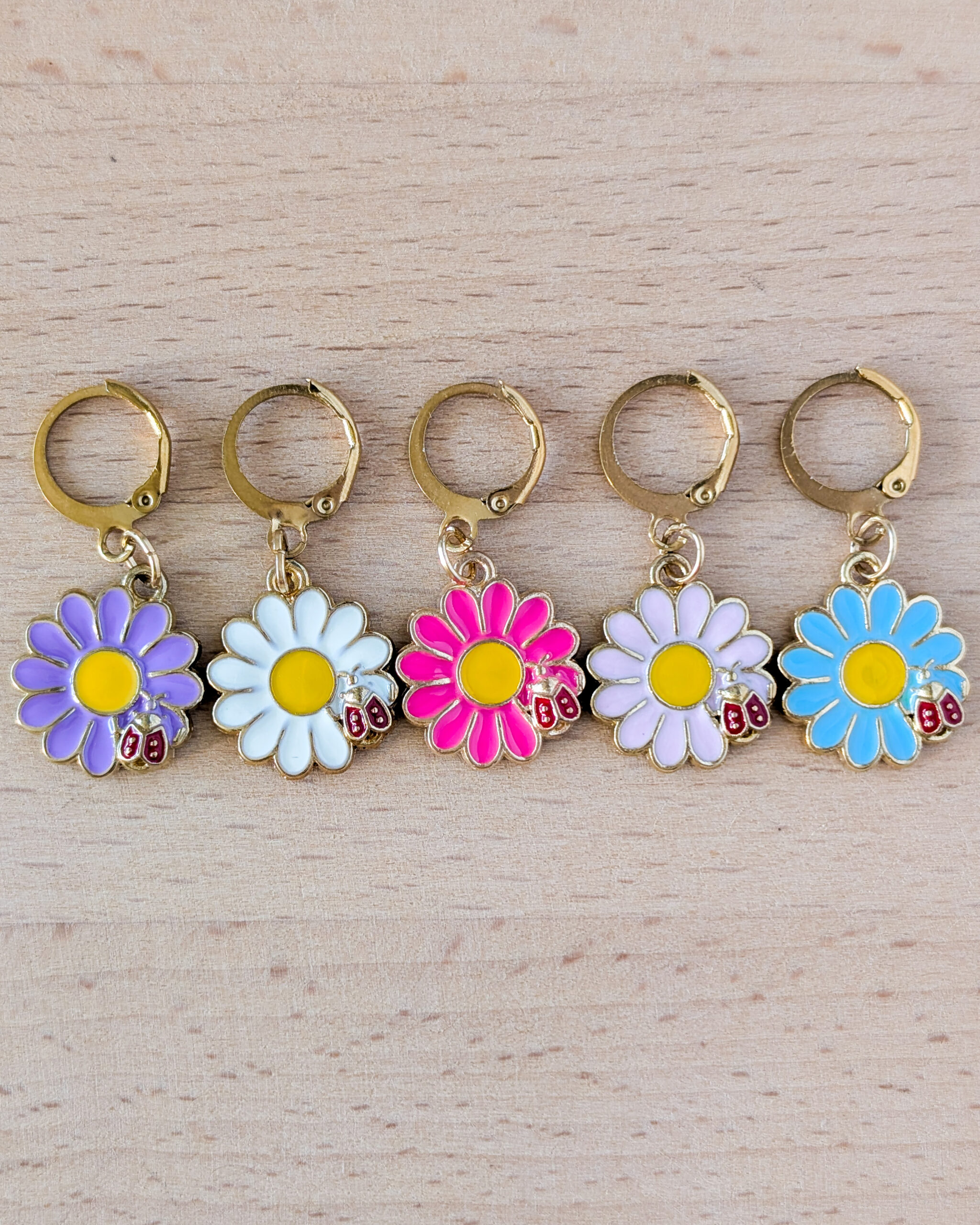 Lot d'anneaux marqueurs amovibles Marguerites #4