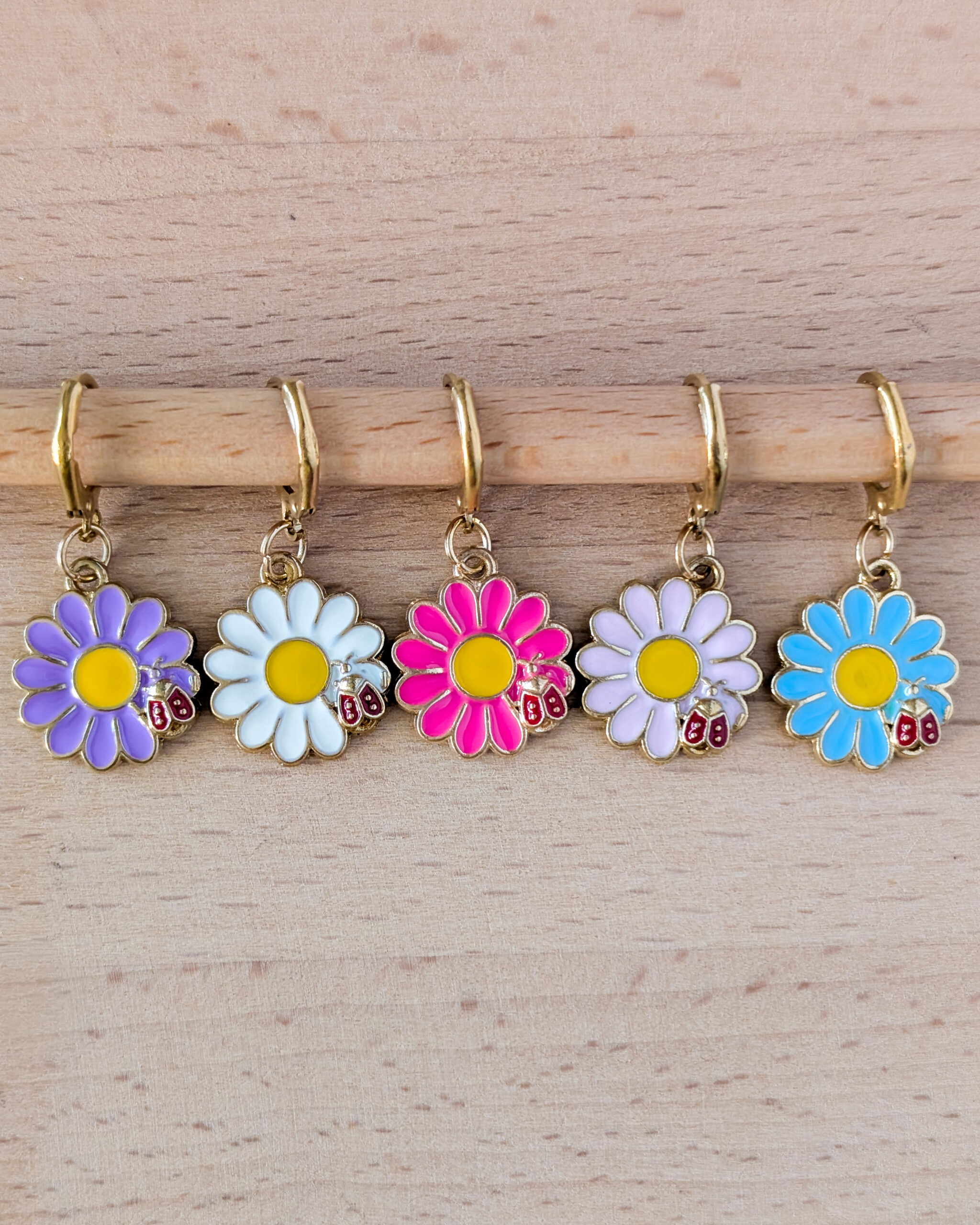 Lot d'anneaux marqueurs amovibles Marguerites #4