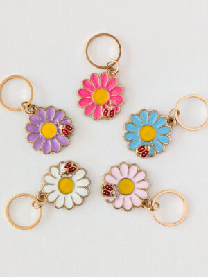 Lot d'anneaux marqueurs de mailles Marguerites #4