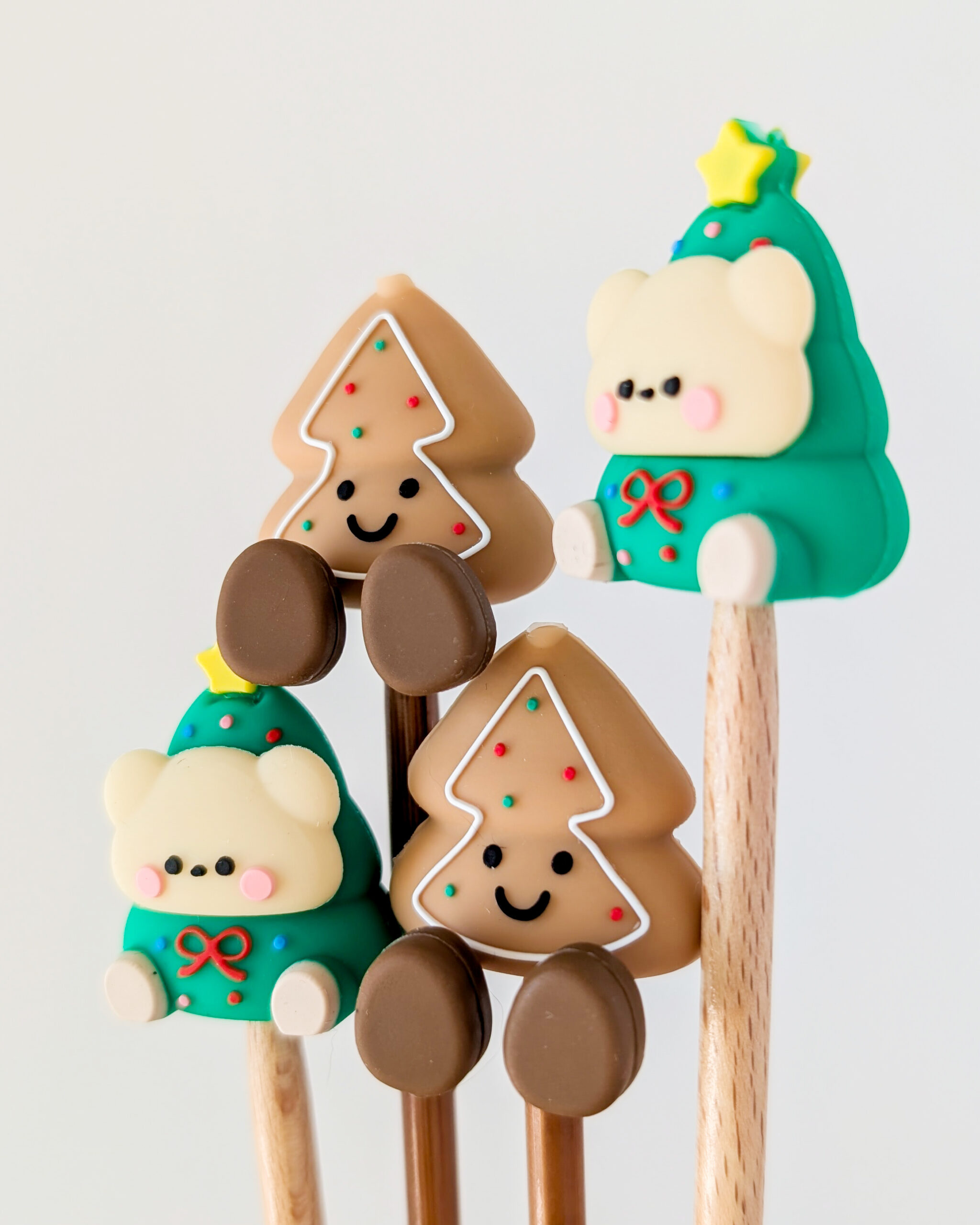 Protèges aiguilles en silicone, Lot Noël #1