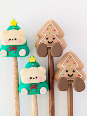 Protèges aiguilles en silicone, Lot Noël #1