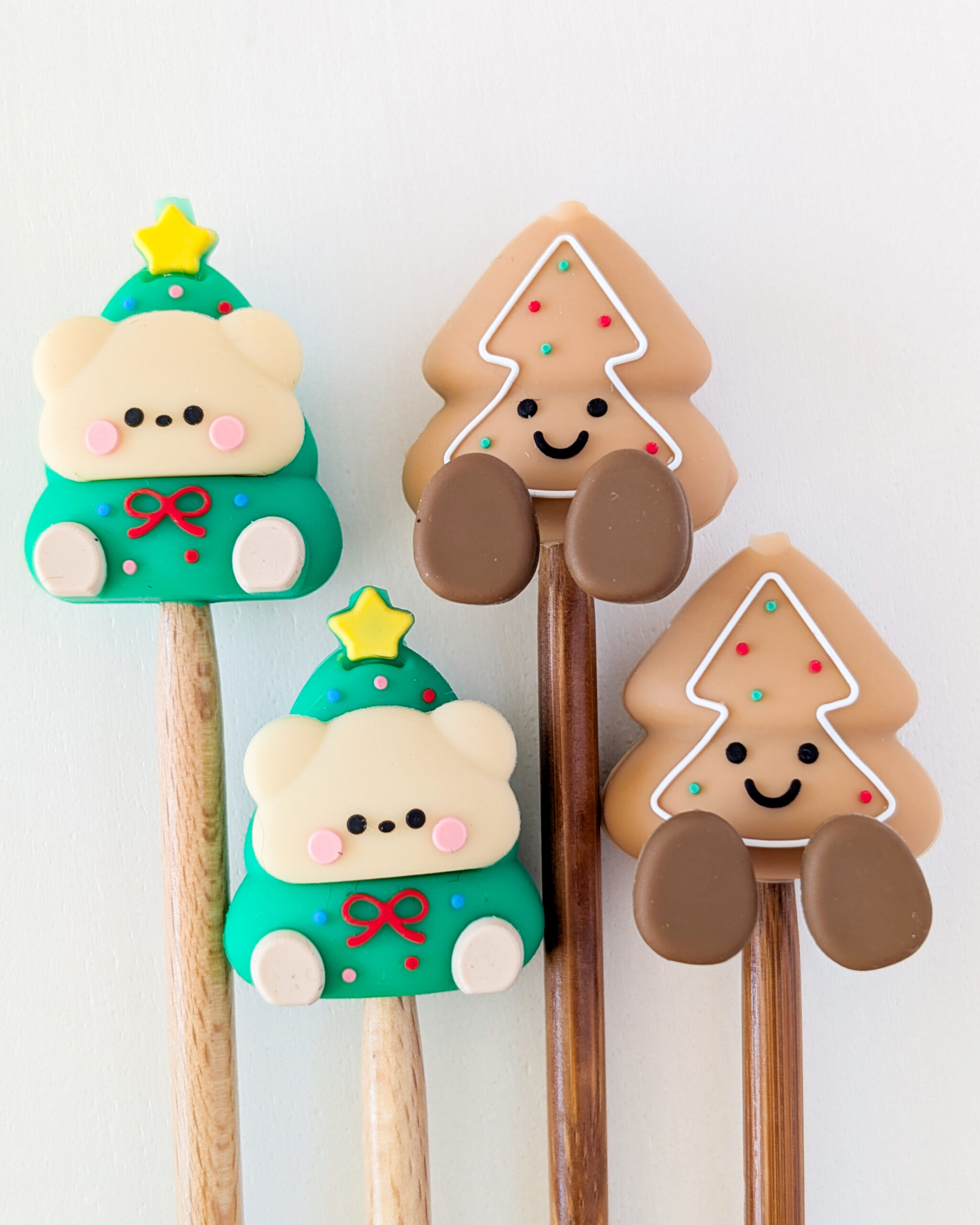 Protèges aiguilles en silicone, Lot Noël #1