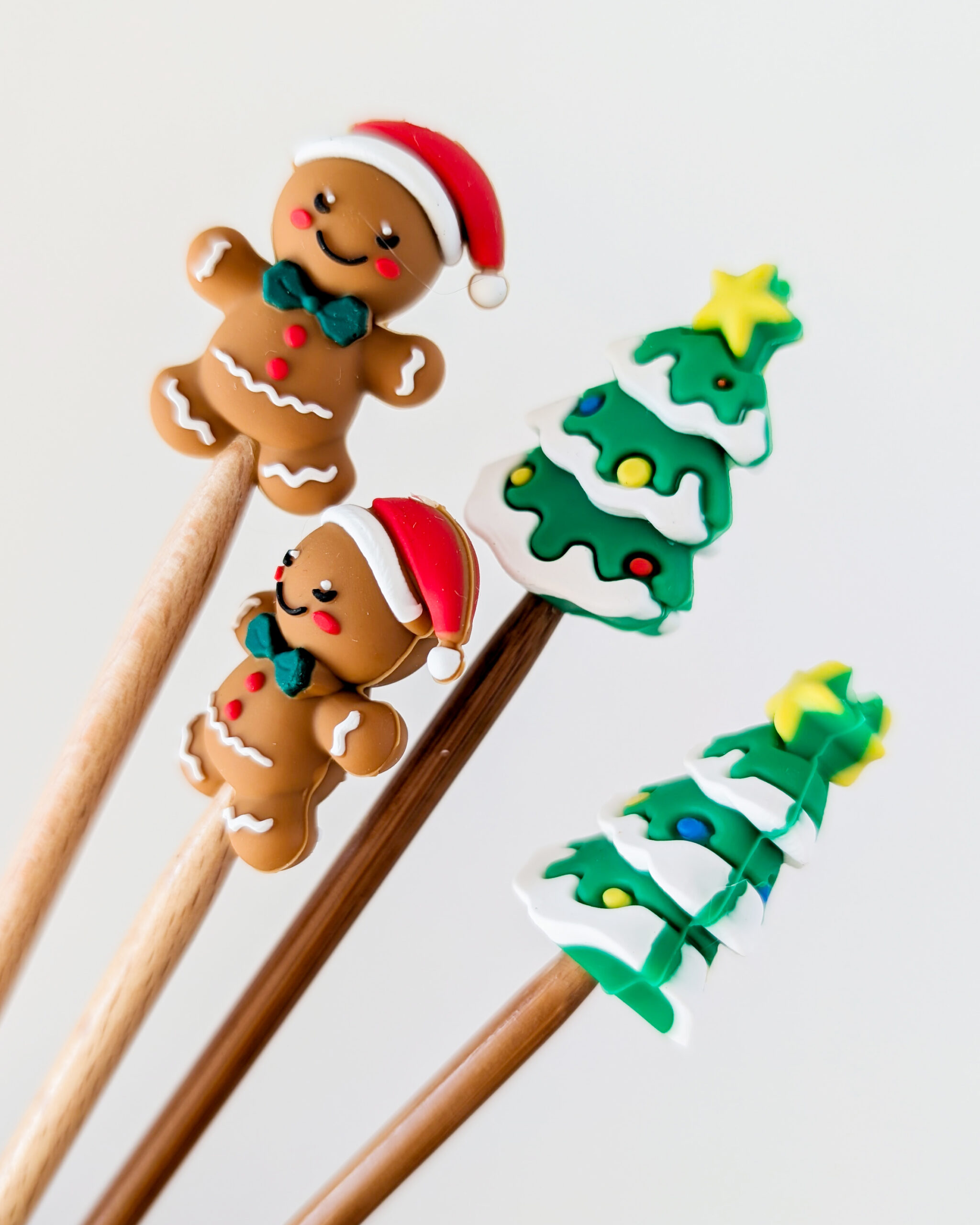 Protèges aiguilles en silicone, Lot Noël #2