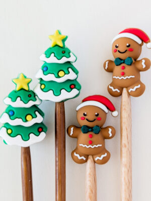 Protèges aiguilles en silicone, Lot Noël #2