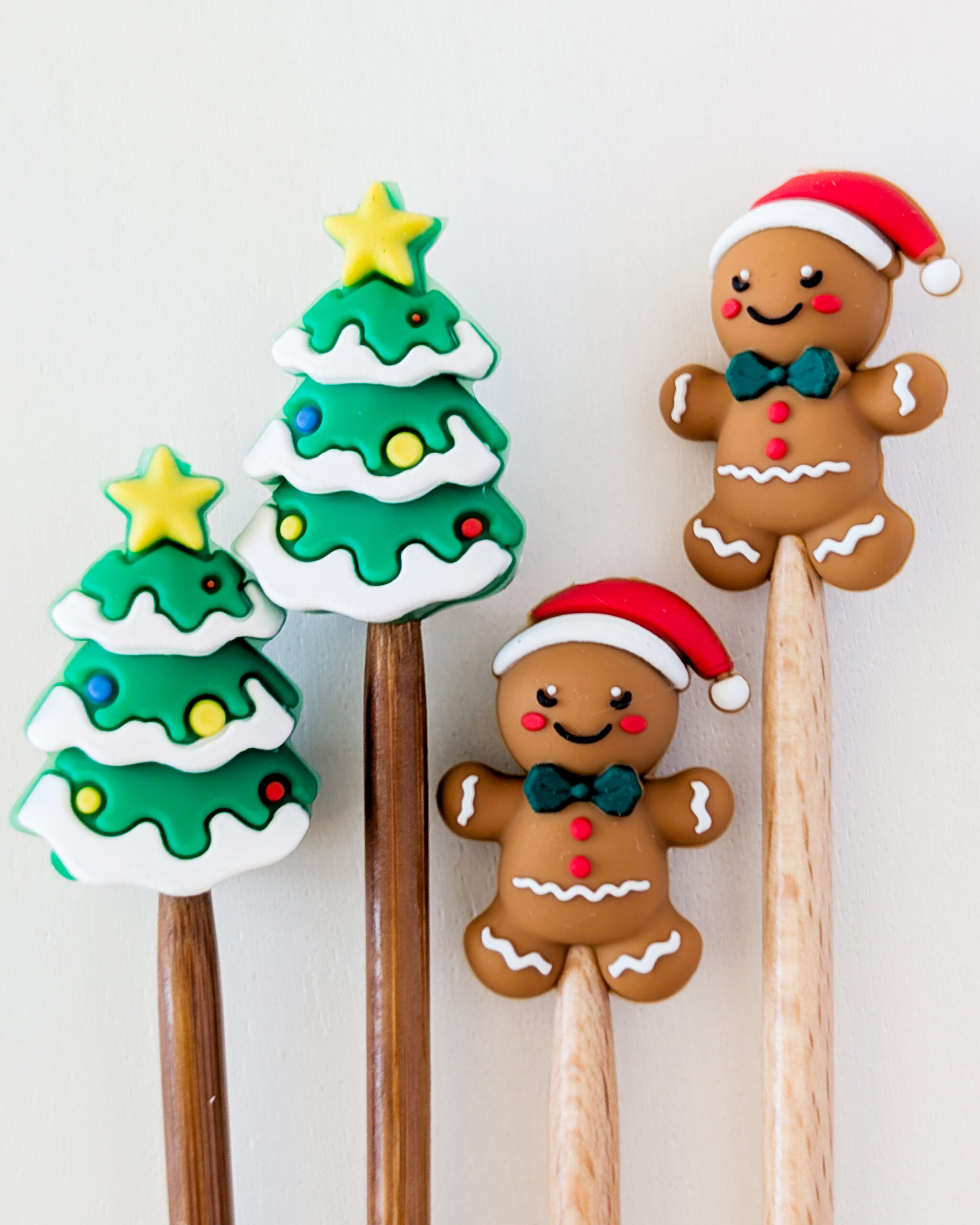 Protèges aiguilles en silicone, Lot Noël #2