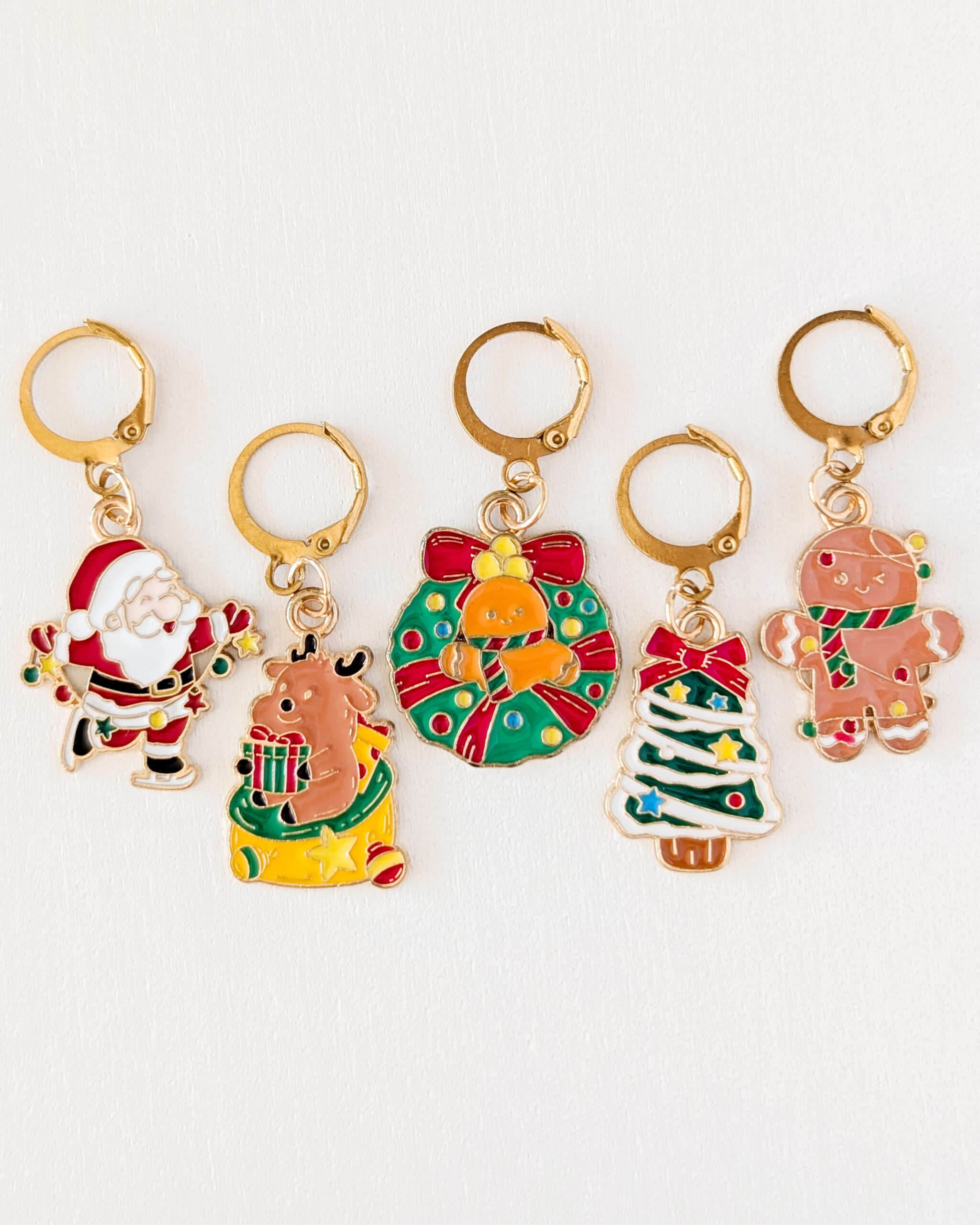 Lot d'anneaux marqueurs amovibles Noël #8