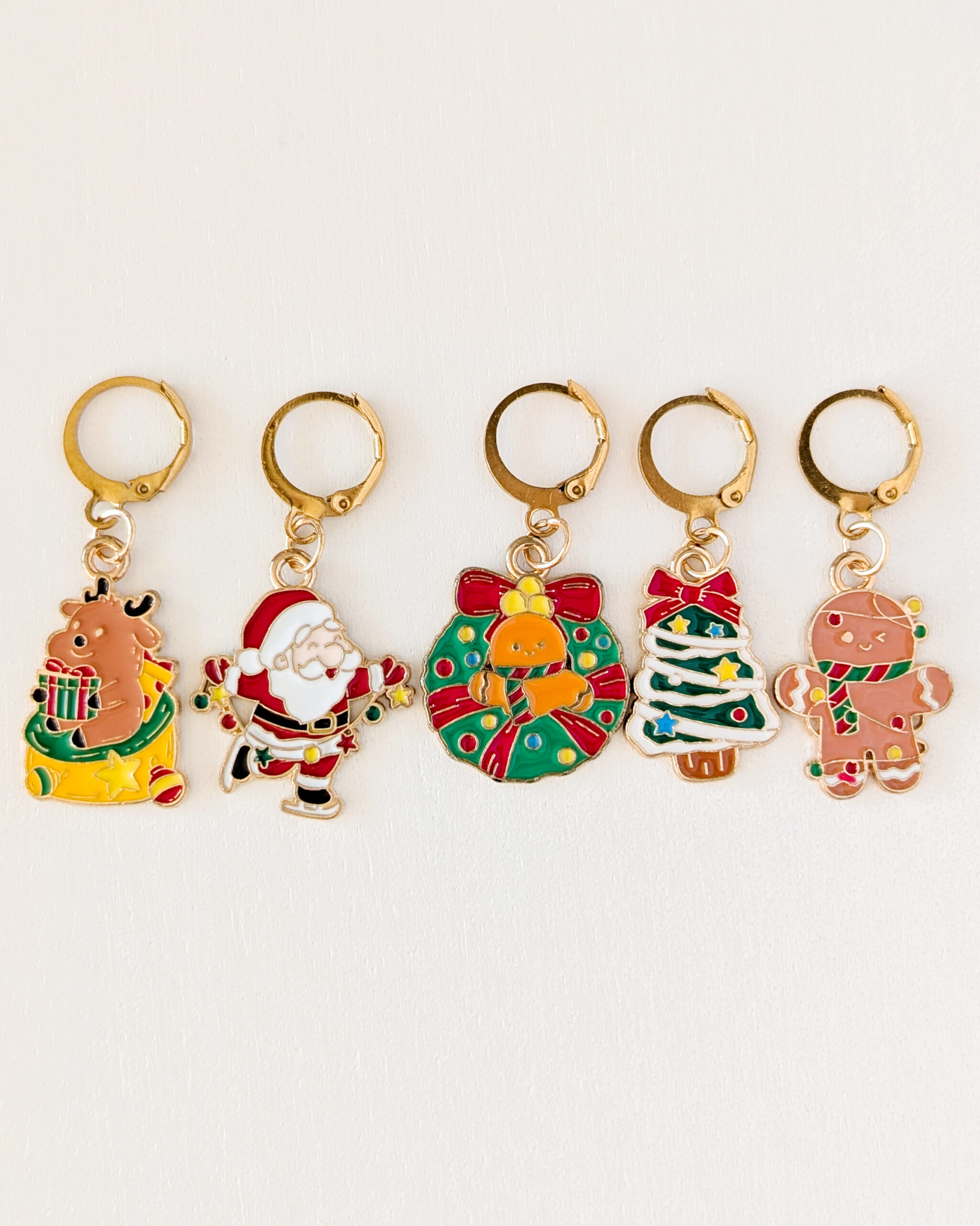Lot d'anneaux marqueurs amovibles Noël #8