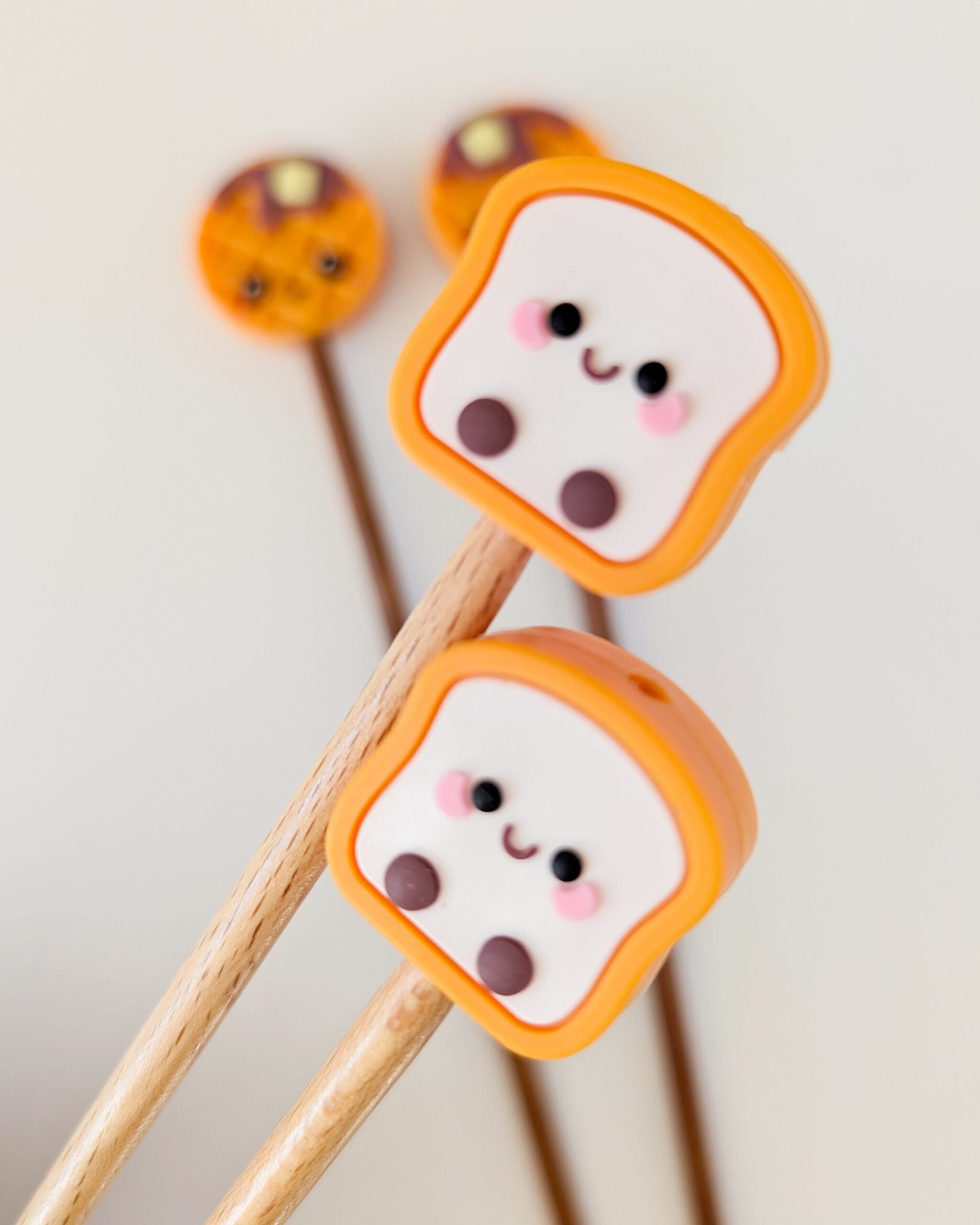 Protèges aiguilles en silicone, Pain perdu, Lot Gourmandises #2