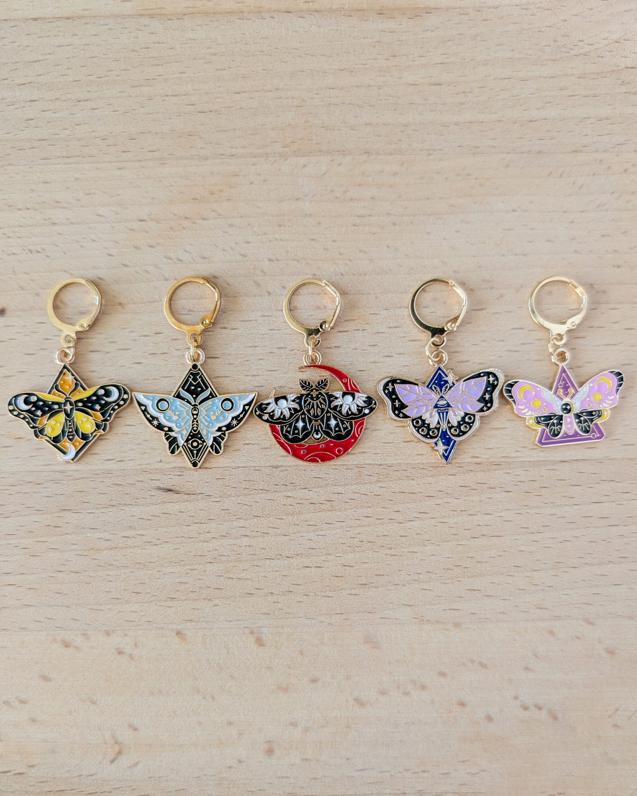 Lot d'anneaux marqueurs amovibles Papillons #2