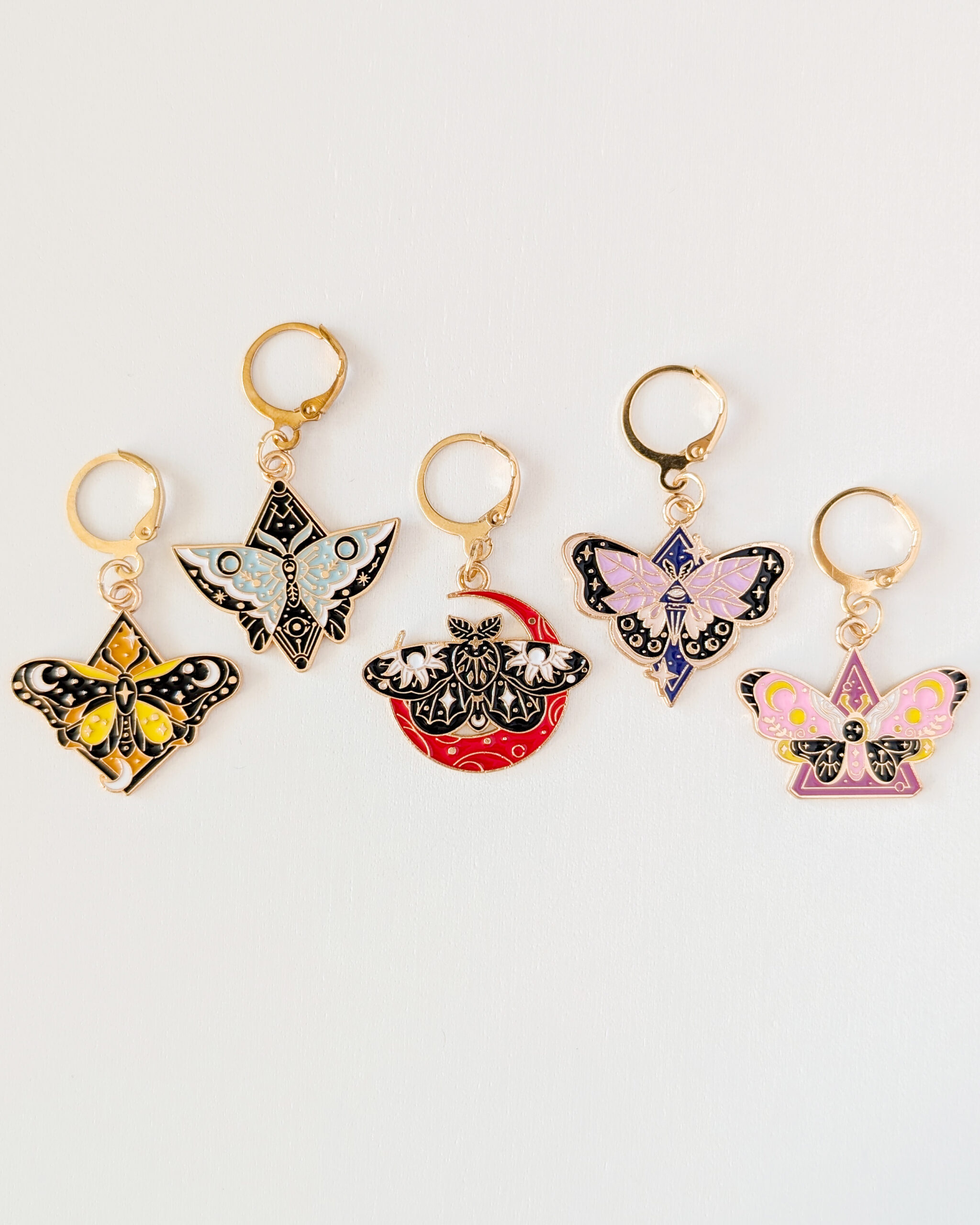 Lot d'anneaux marqueurs amovibles Papillons #2