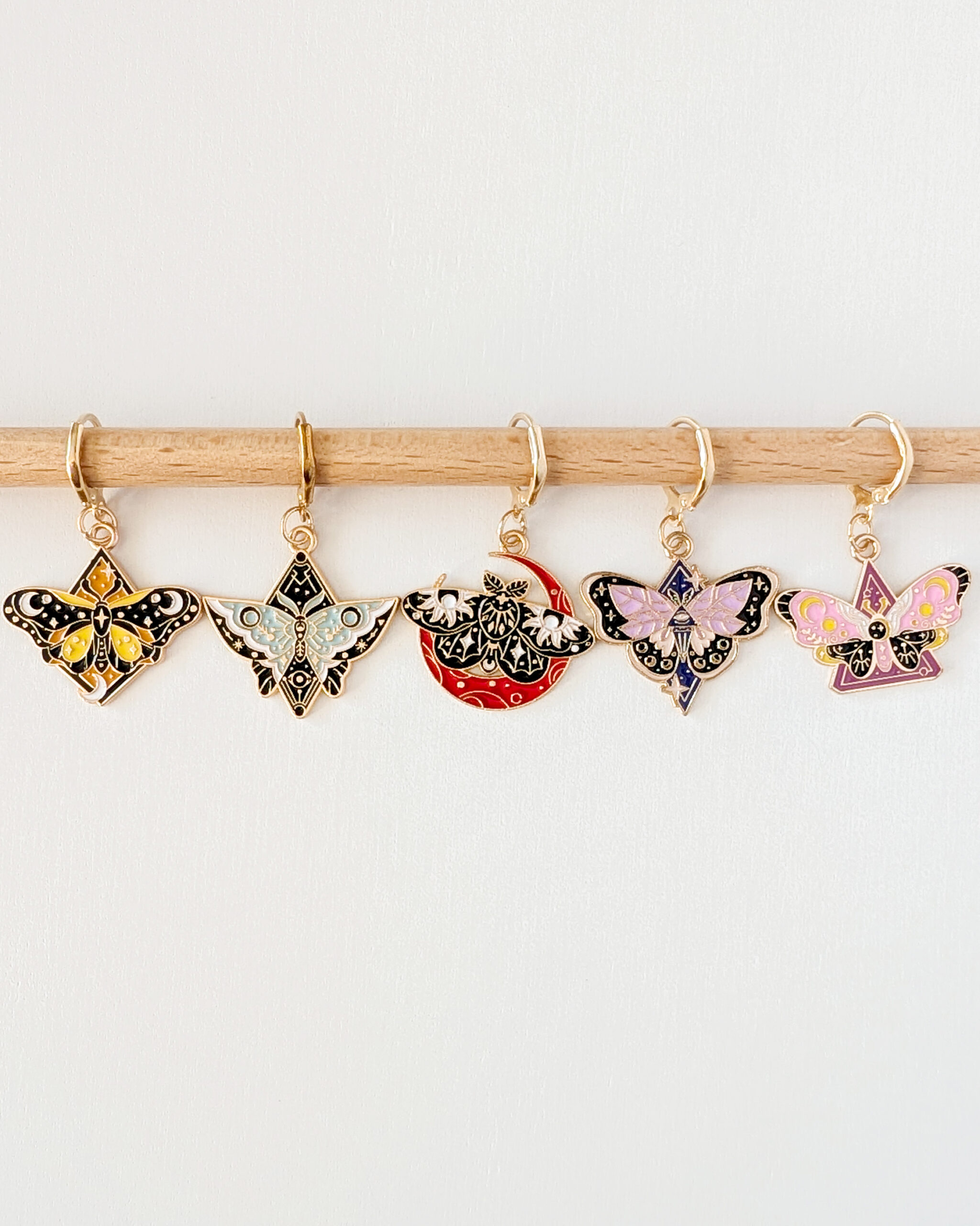 Lot d'anneaux marqueurs amovibles Papillons #2
