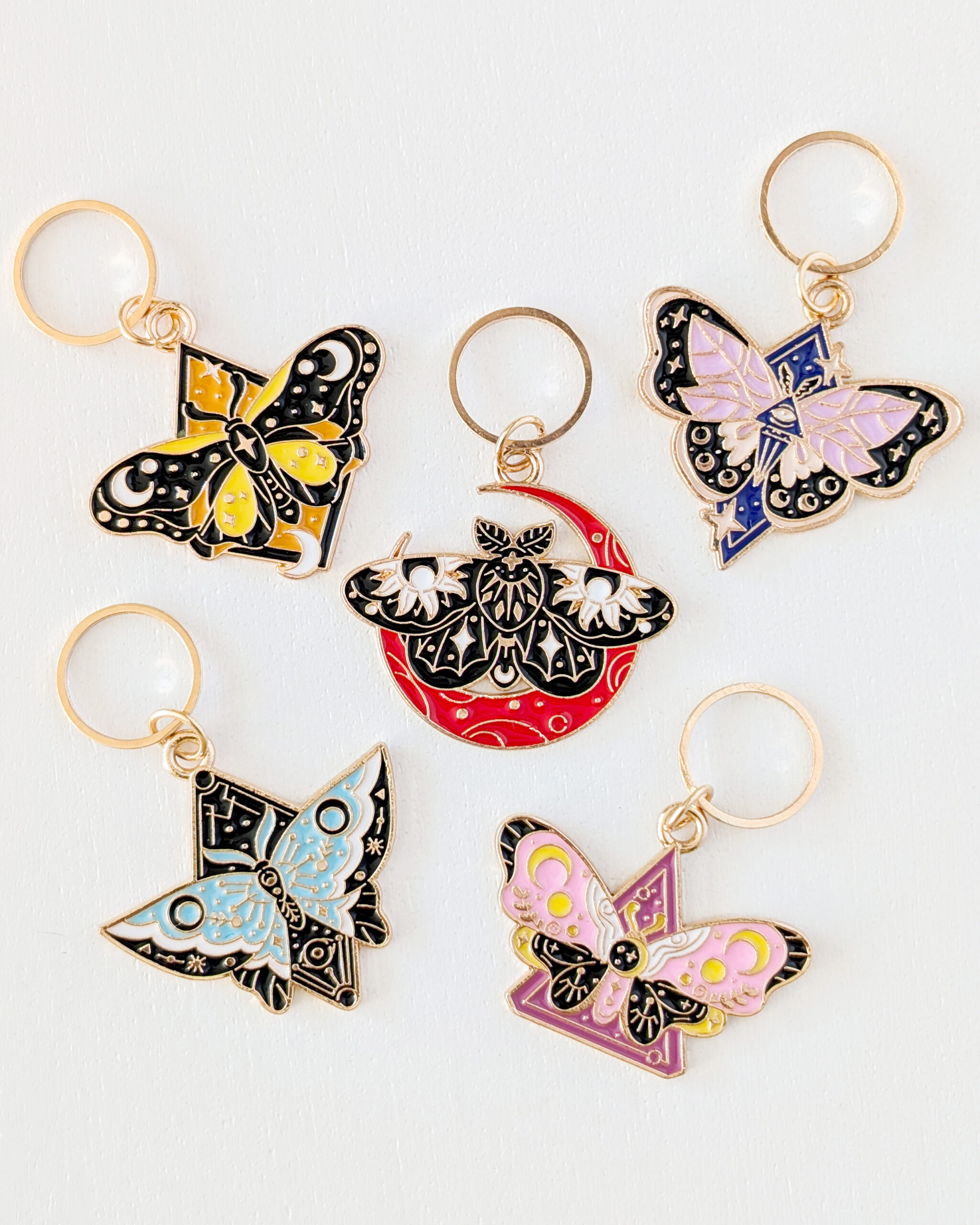 Lot d'anneaux marqueurs Papillons #2