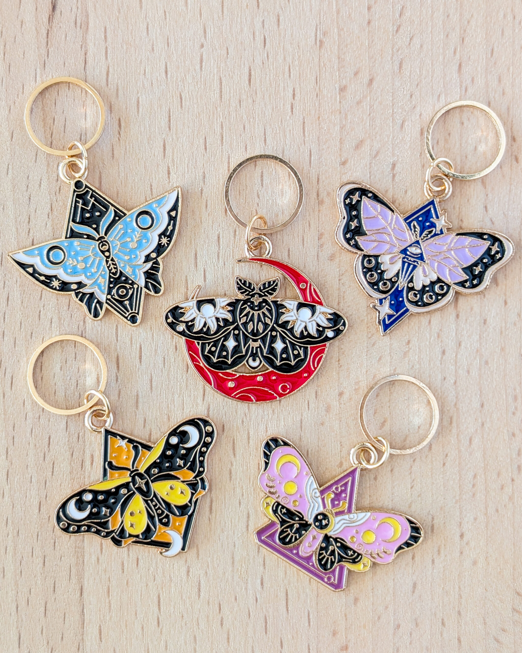 Lot d'anneaux marqueurs Papillons #2