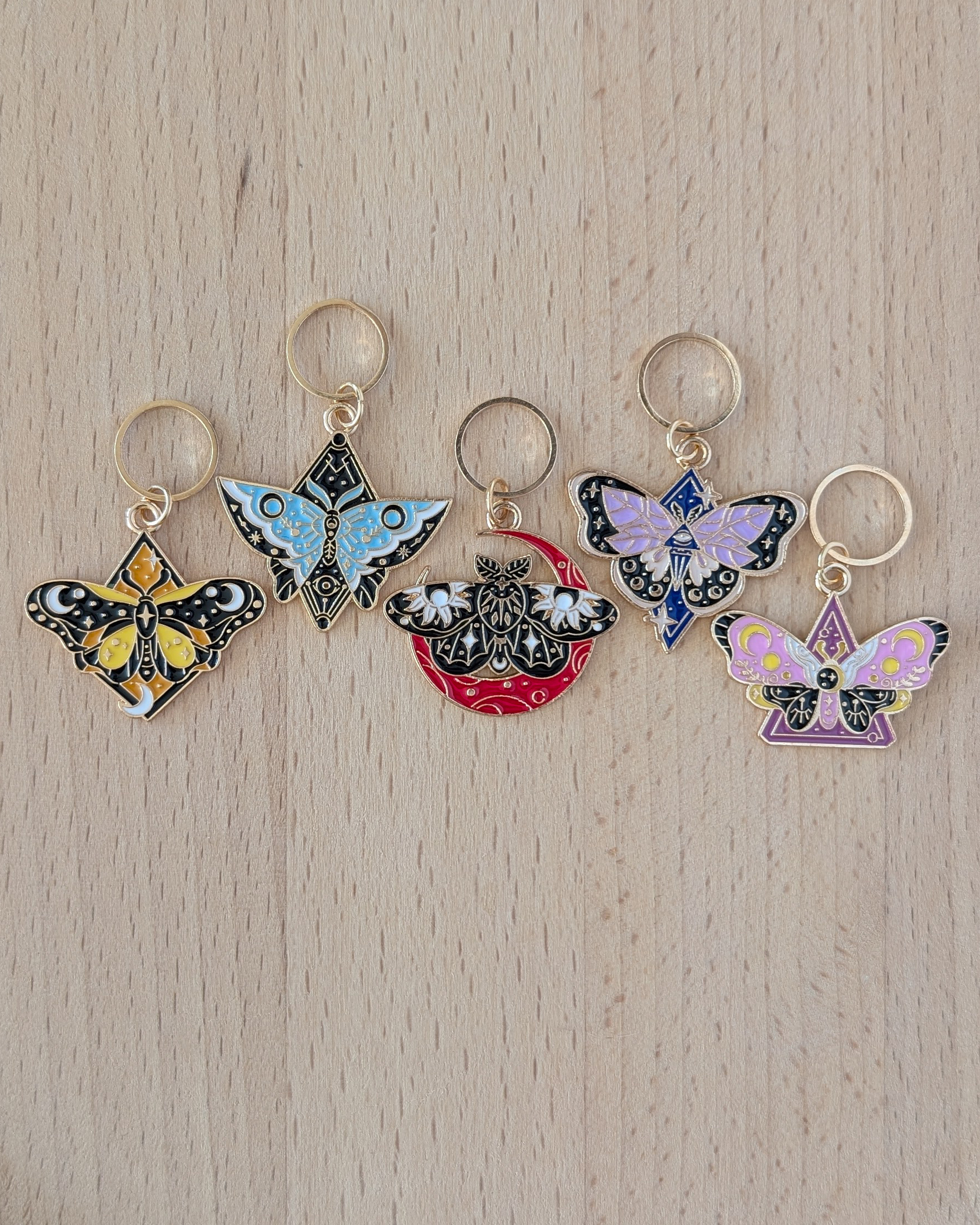 Lot d'anneaux marqueurs Papillons #2