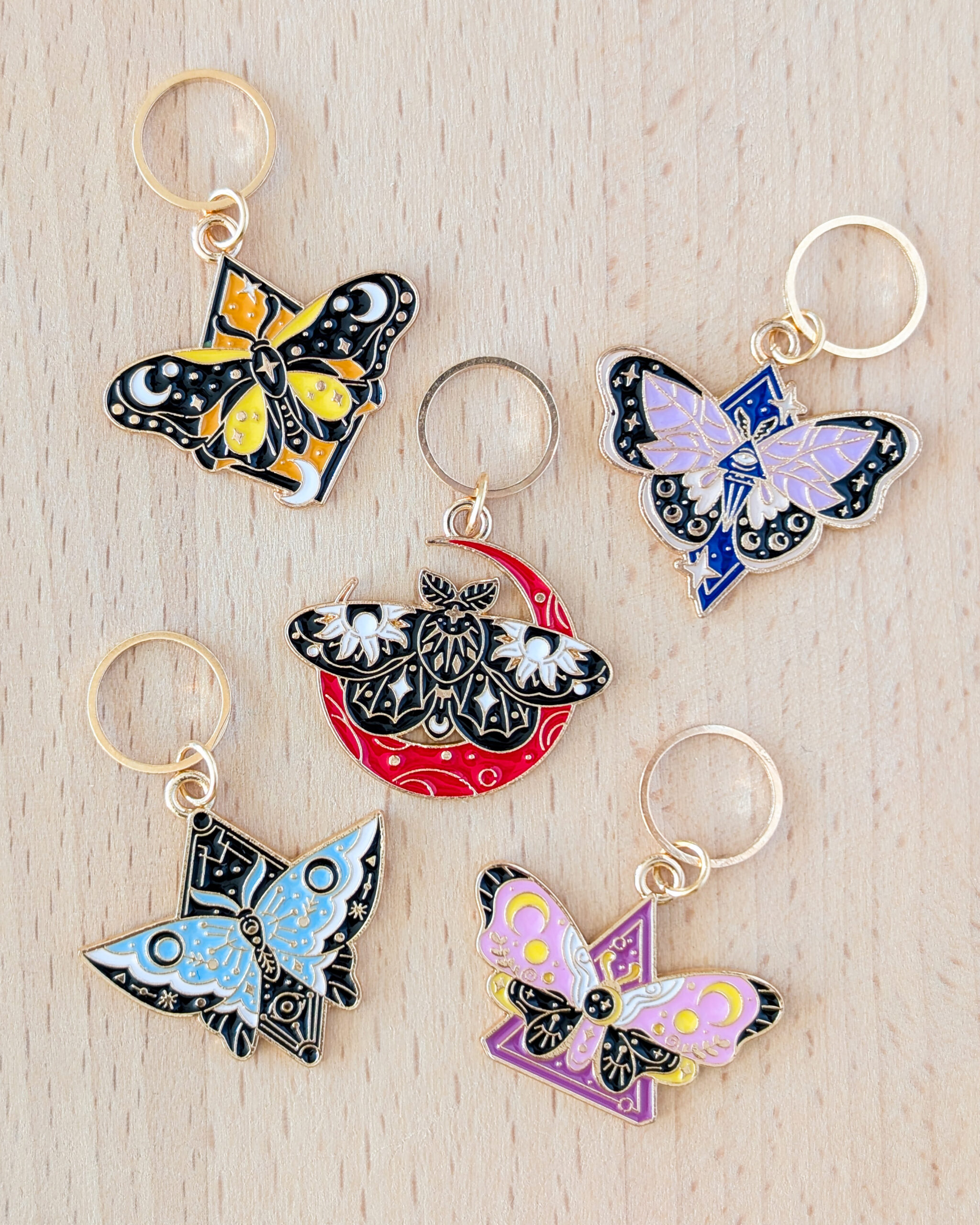 Lot d'anneaux marqueurs Papillons #2