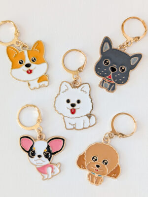 Lot d'anneaux marqueurs amovibles Petits chiens #4