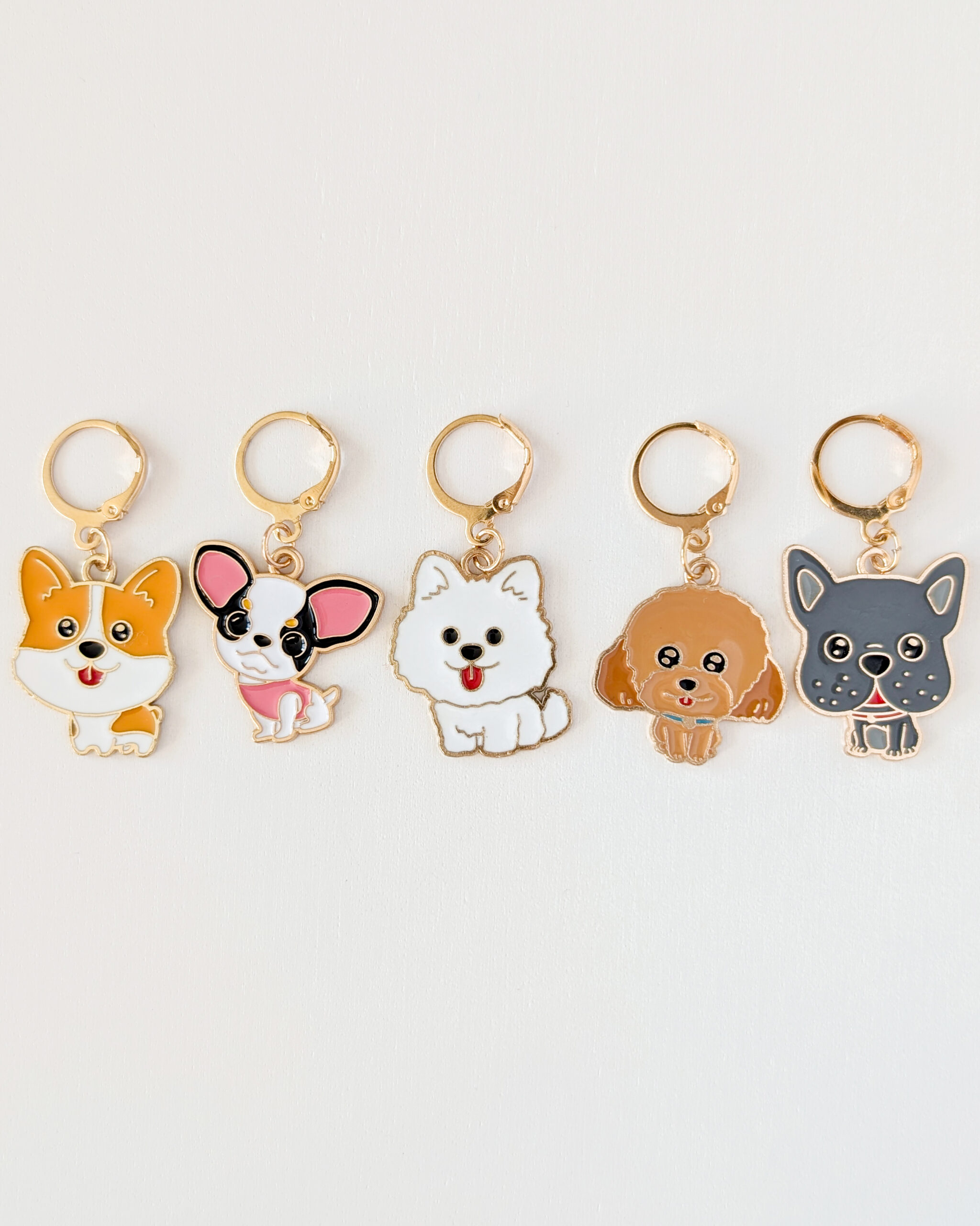 Lot d'anneaux marqueurs amovibles Petits chiens #4