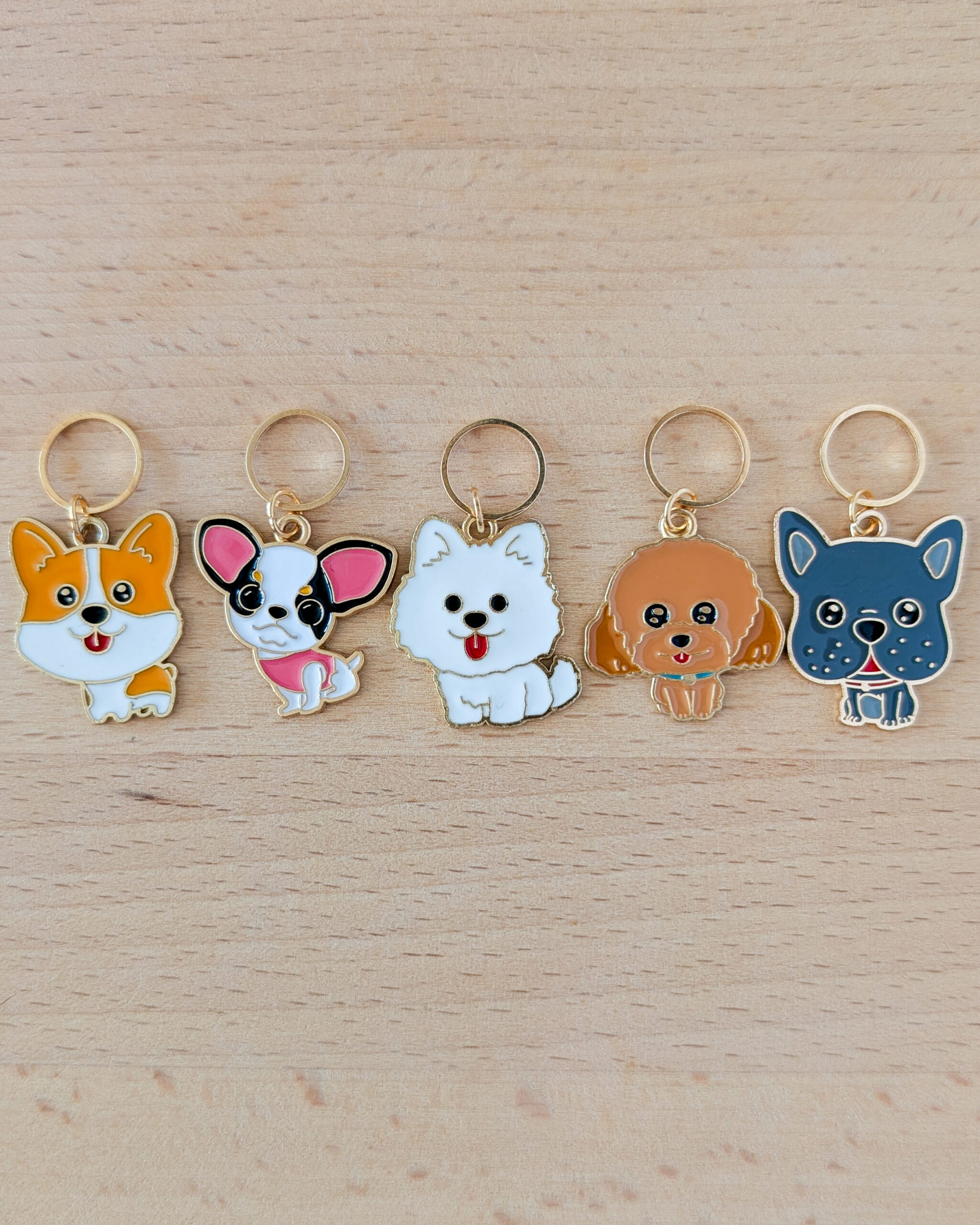 Lot d'anneaux marqueurs Petits chiens #4