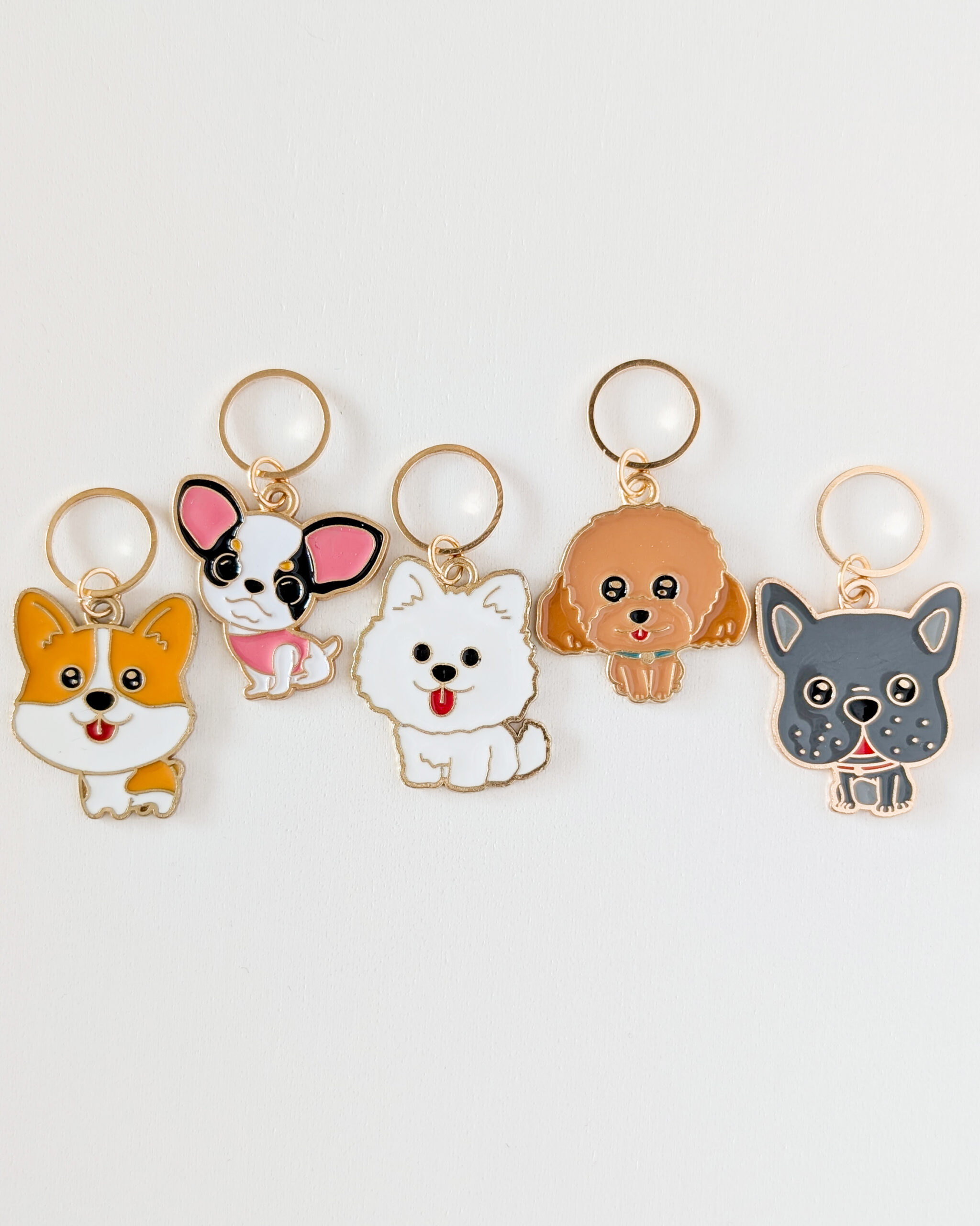 Lot d'anneaux marqueurs Petits chiens #4