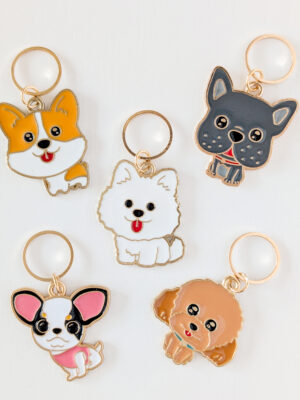 Lot d'anneaux marqueurs Petits chiens #4