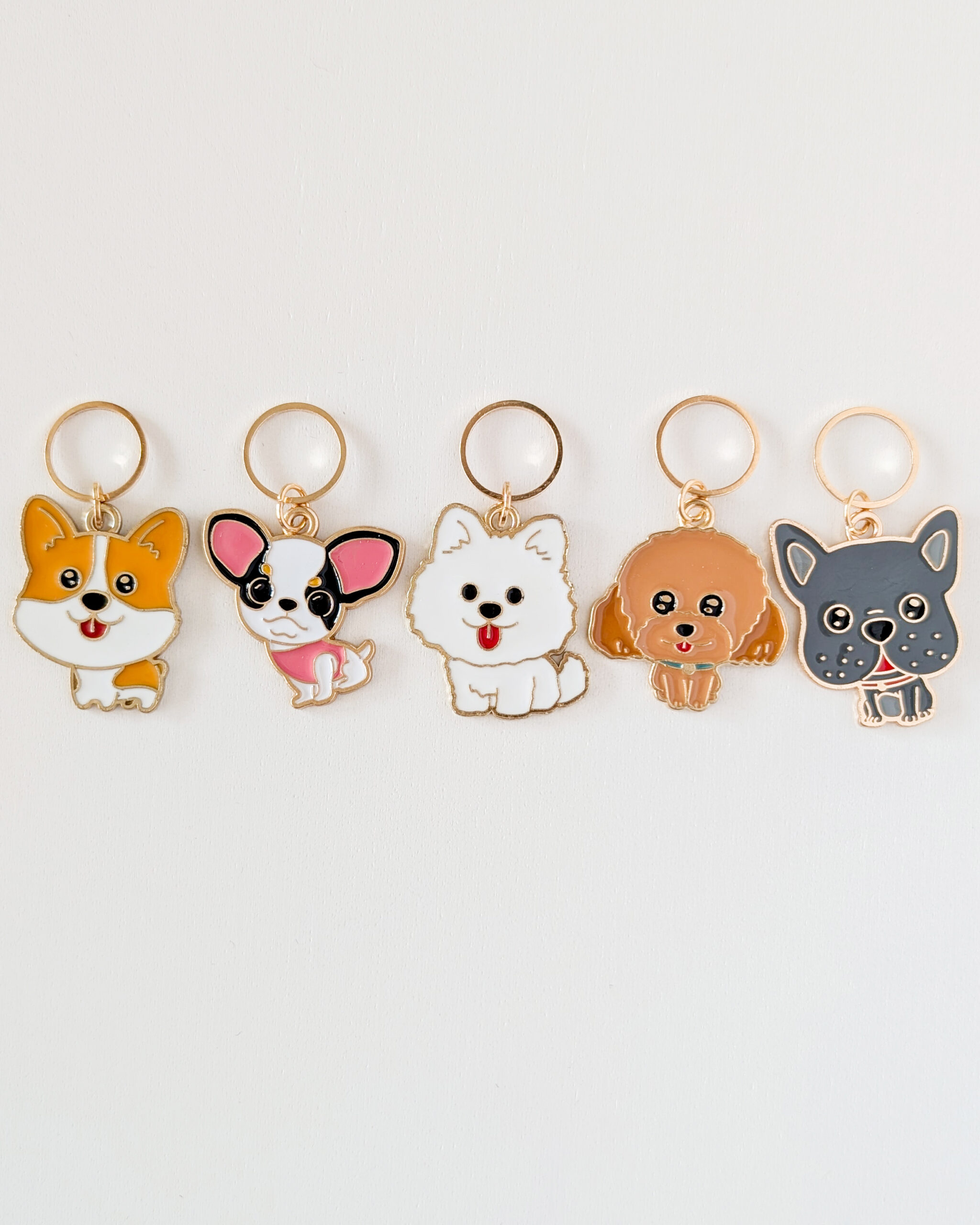 Lot d'anneaux marqueurs Petits chiens #4