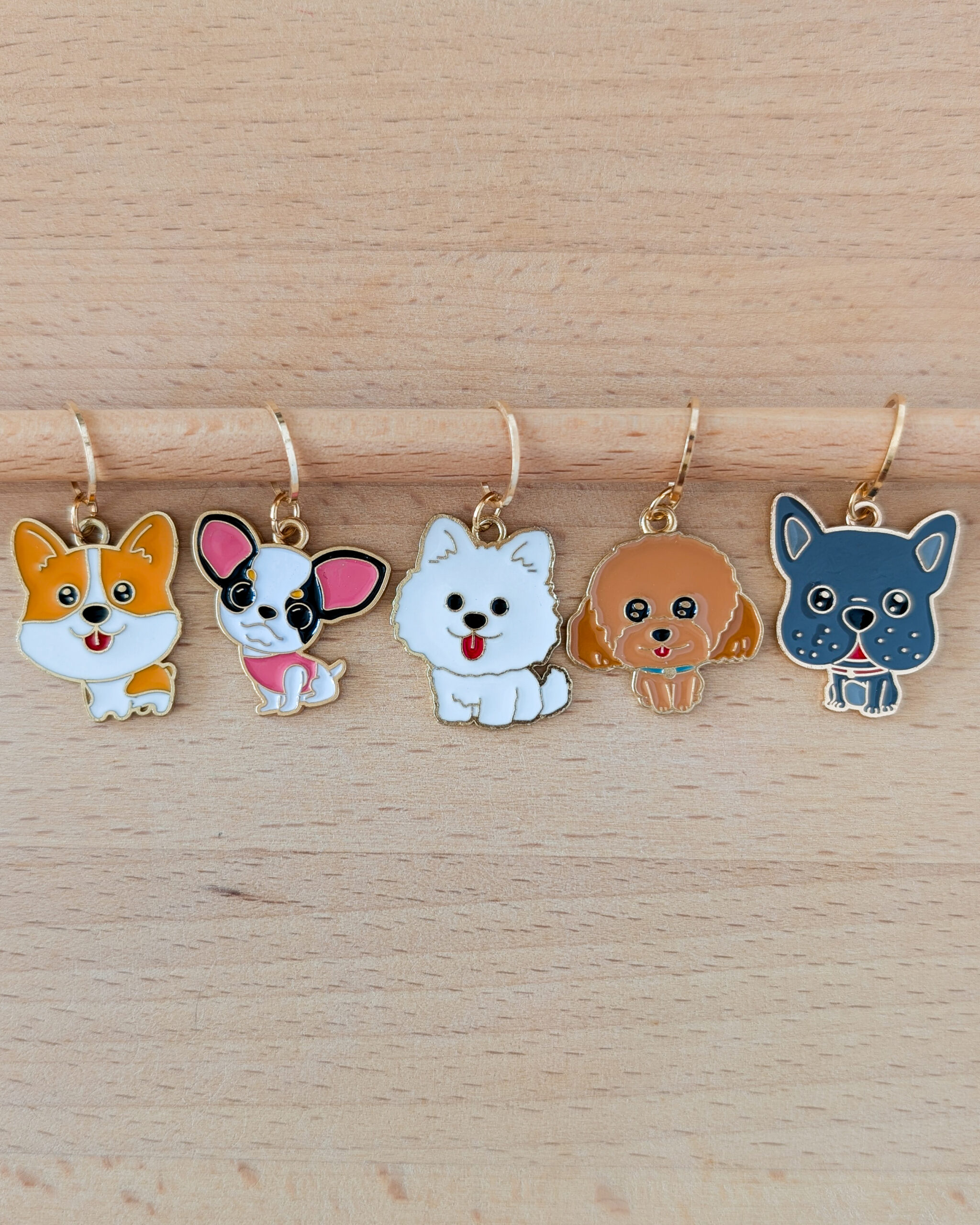 Lot d'anneaux marqueurs Petits chiens #4