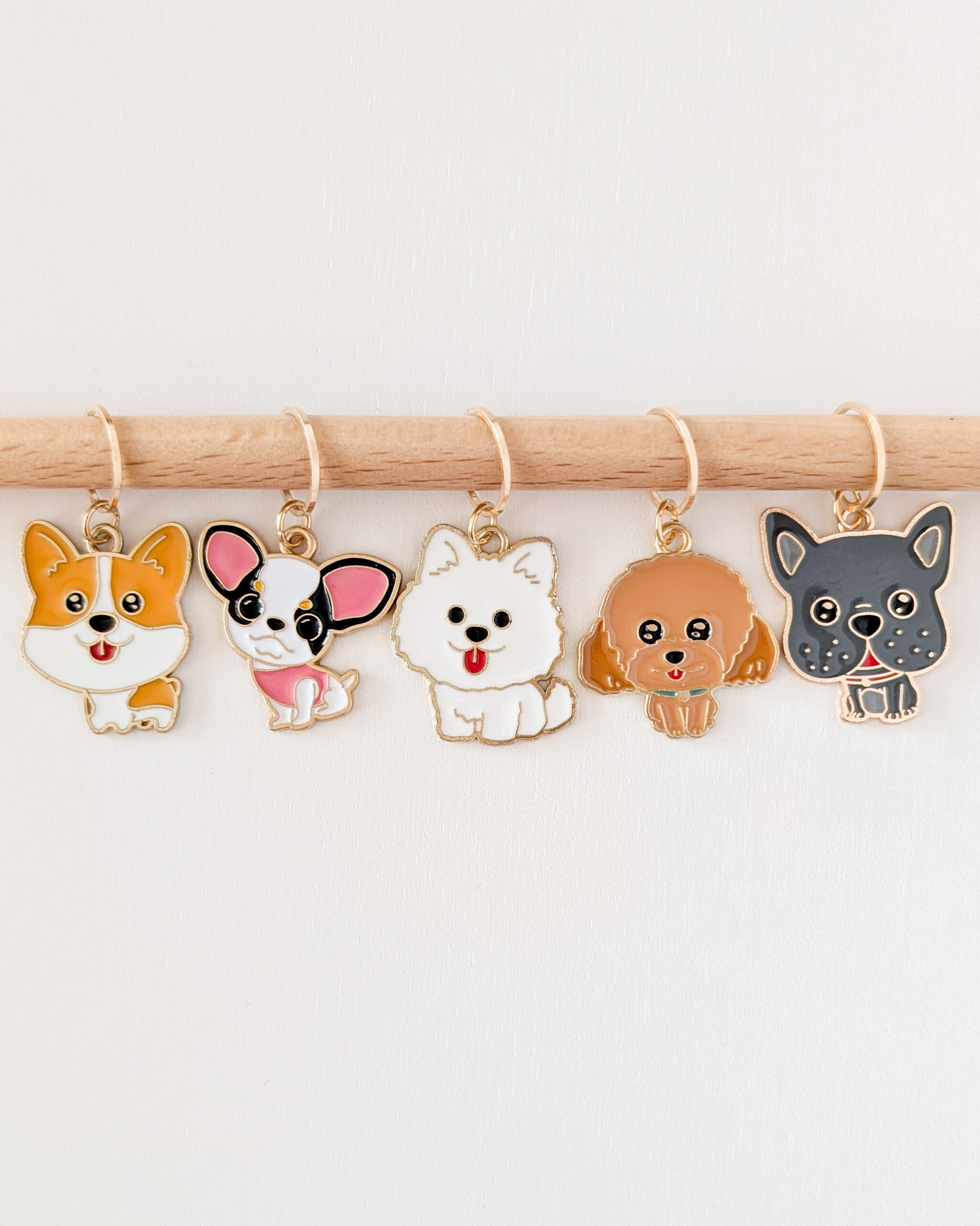Lot d'anneaux marqueurs Petits chiens #4