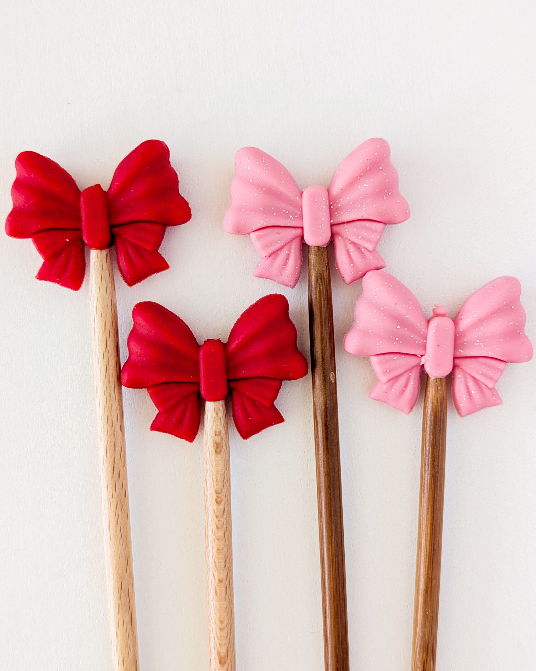 Protèges aiguilles en silicone, Lot Pink lady