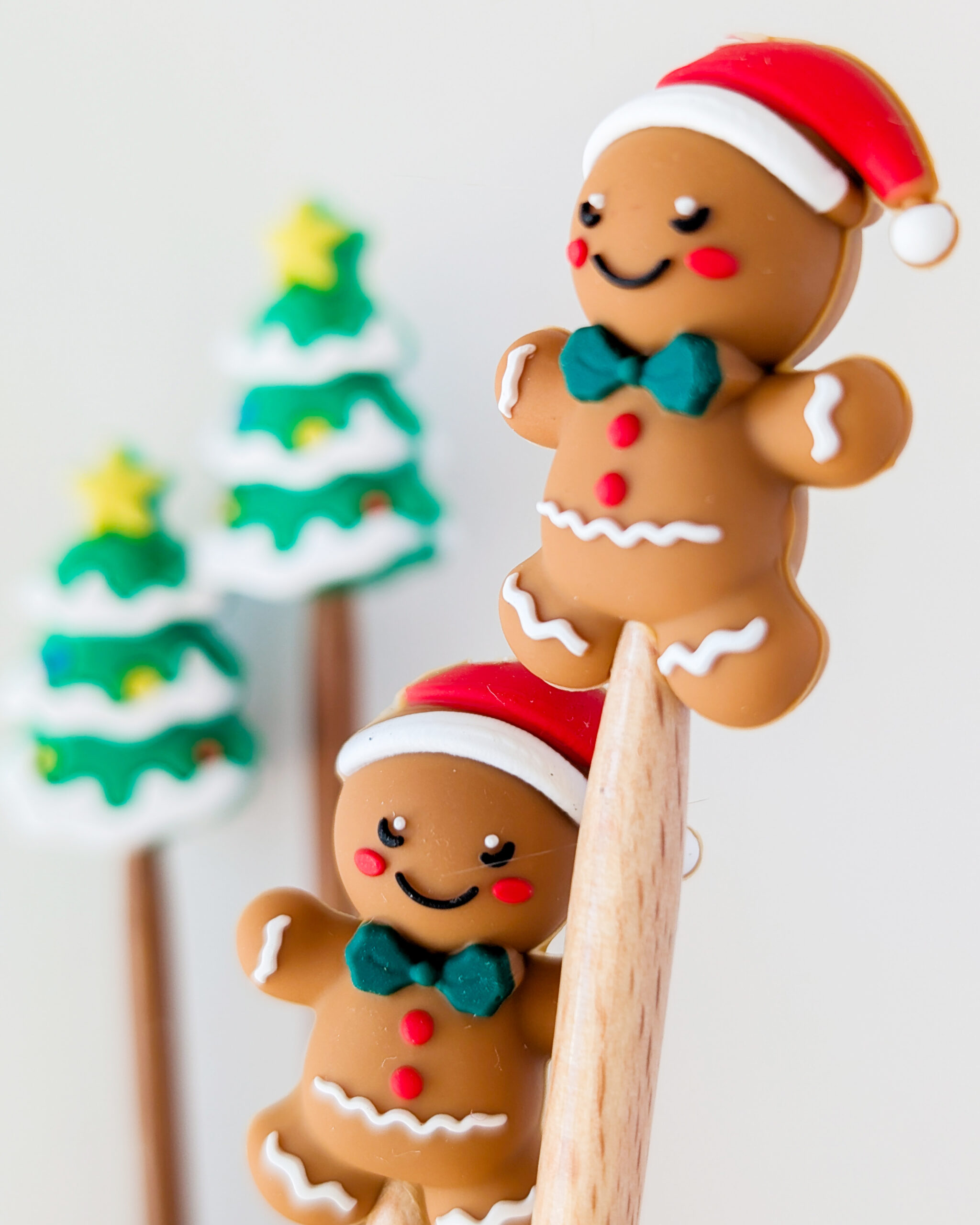 Pti Biscuit, Protèges aiguilles en silicone, Lot Noël #2