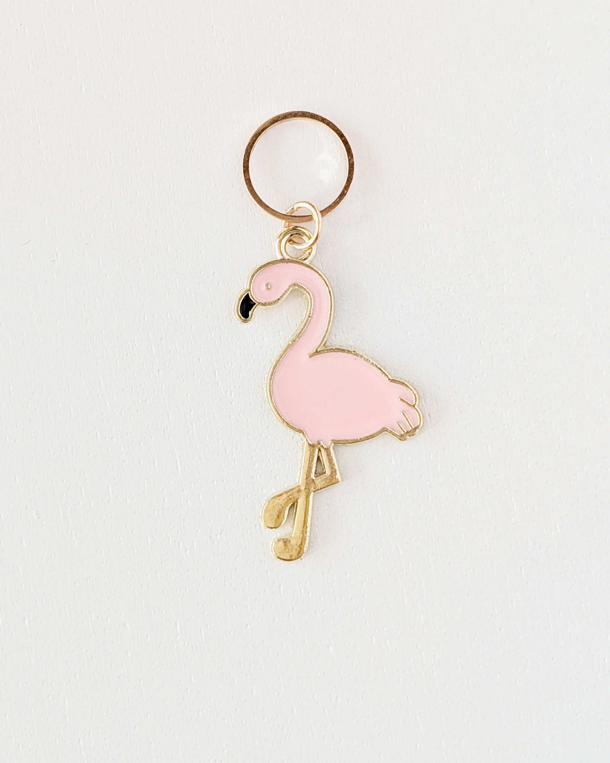 Flamant Rose, Lot d'anneaux marqueurs de mailles Flamants