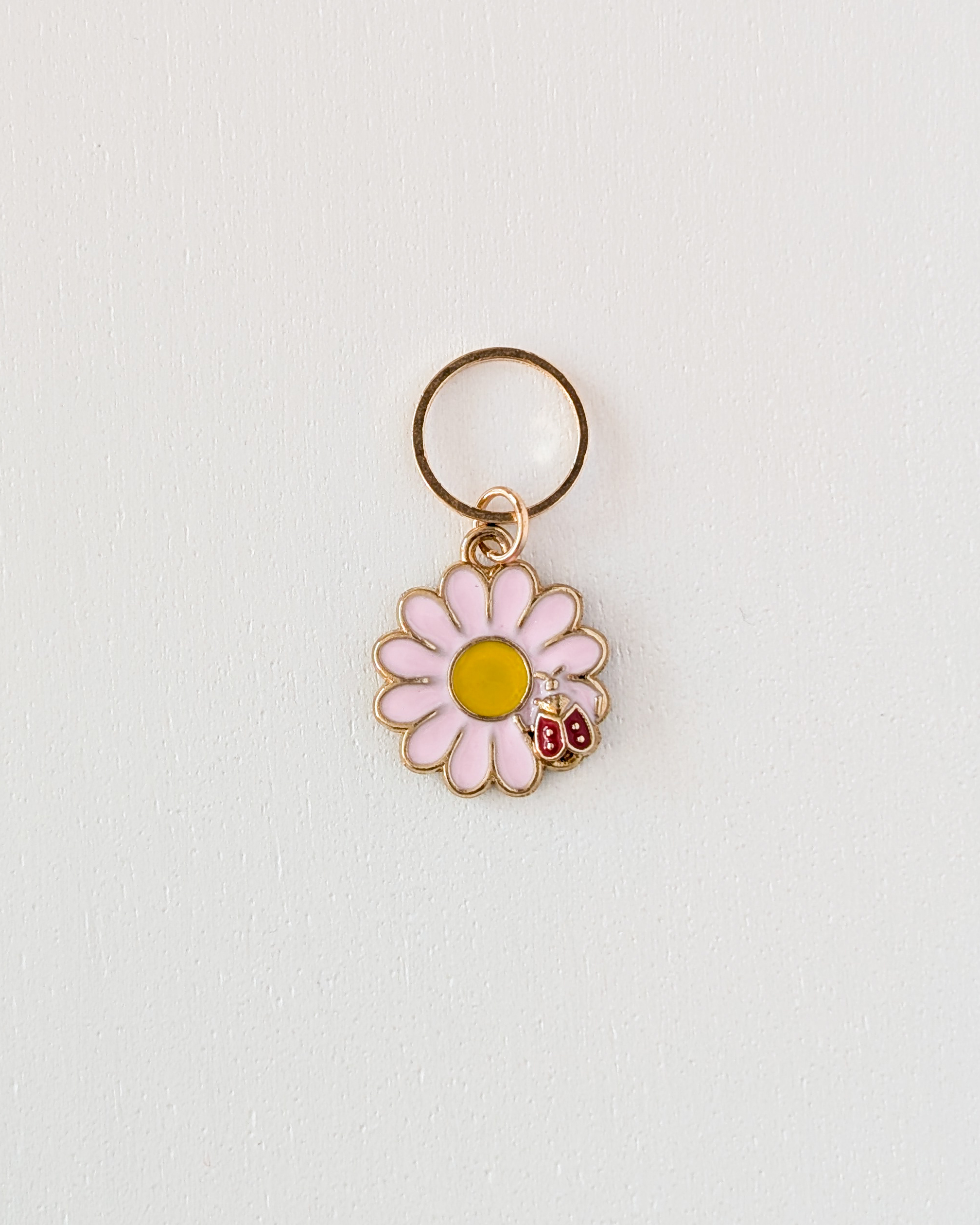 Marguerite blanc, Lot d'anneaux marqueurs de maille Marguerites #4
