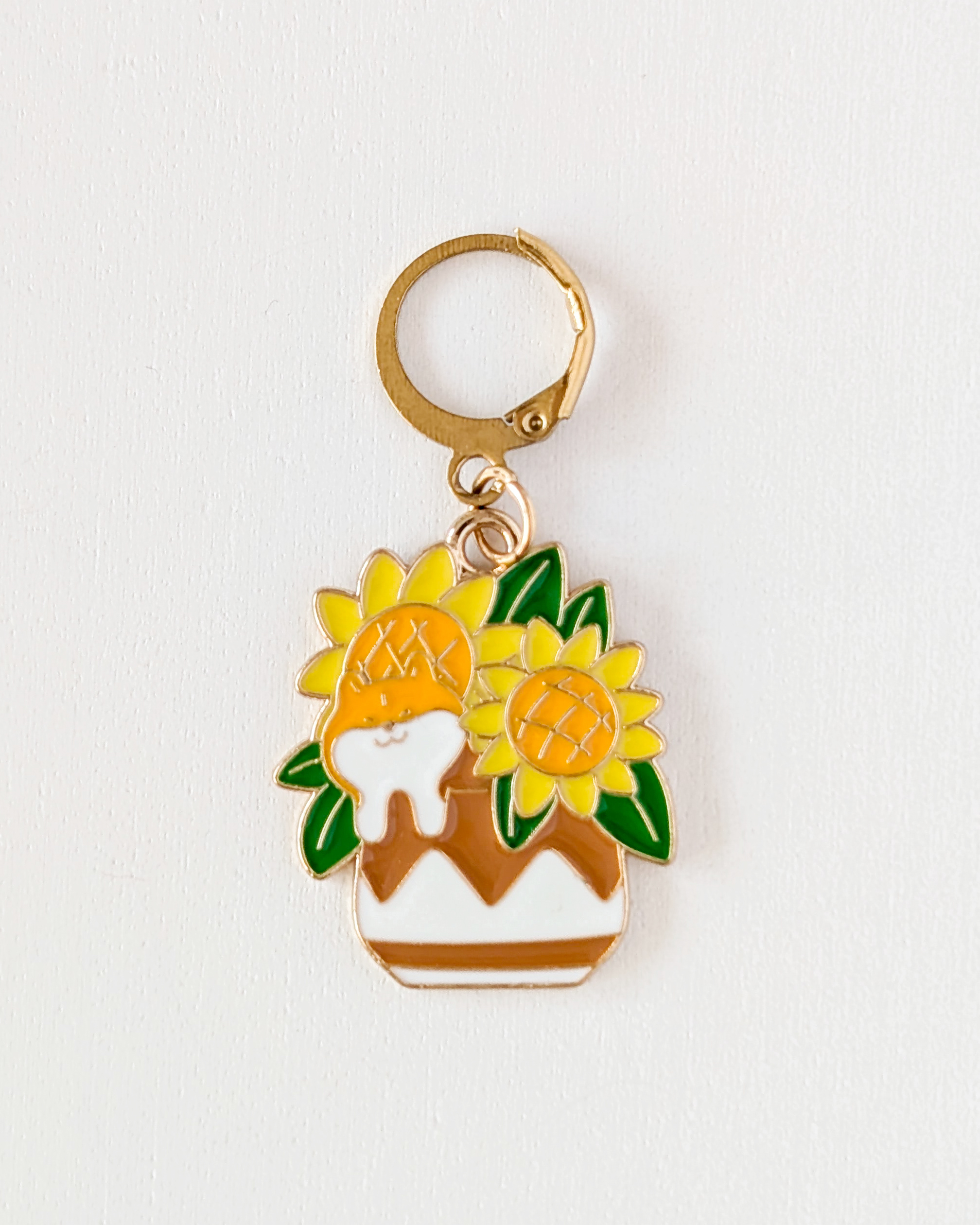 Shiba inu dans le tournesol, Lot d'anneaux marqueurs amovibles Chiens sauvages #1