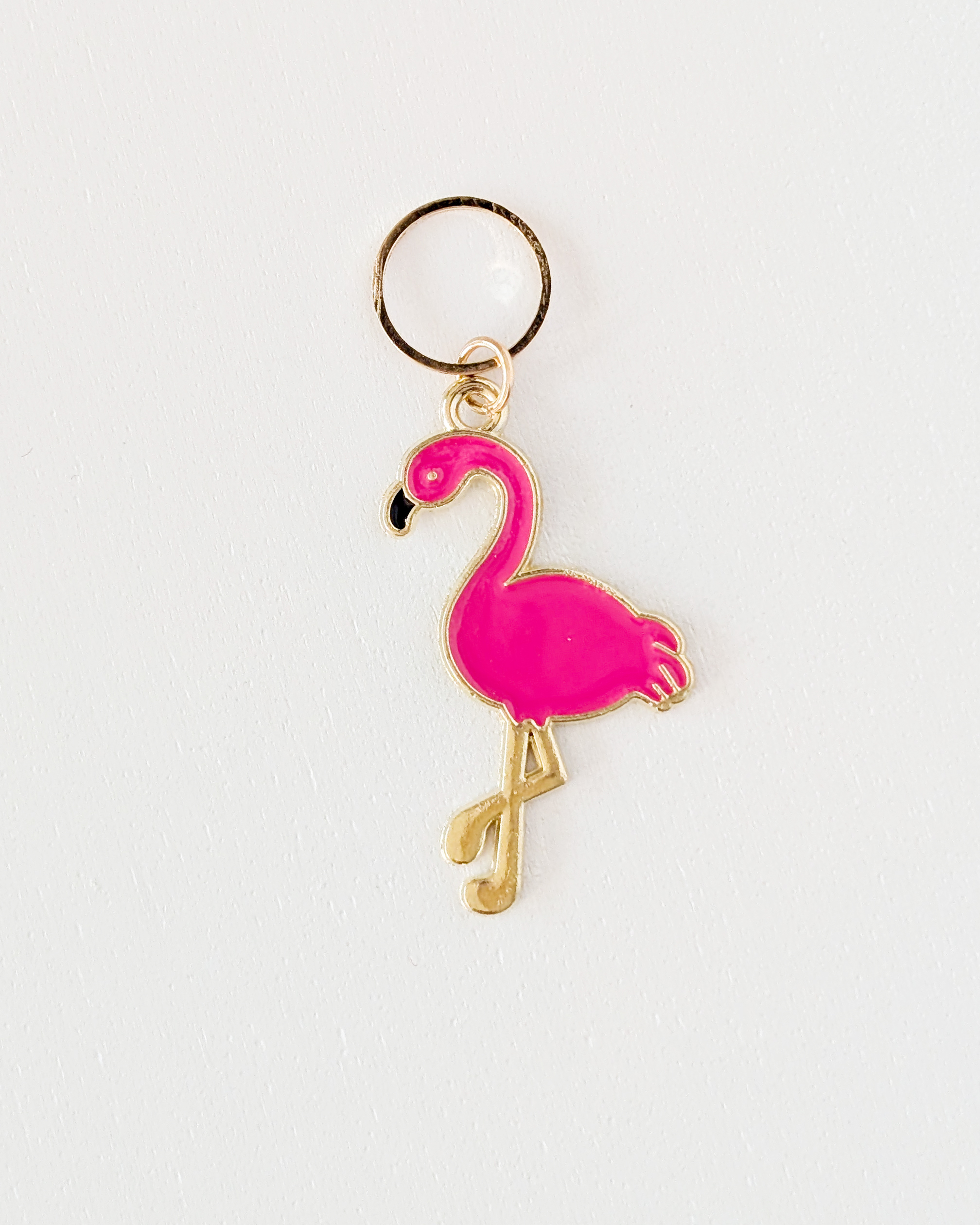 Flamant Super rose, Lot d'anneaux marqueurs de mailles Flamants